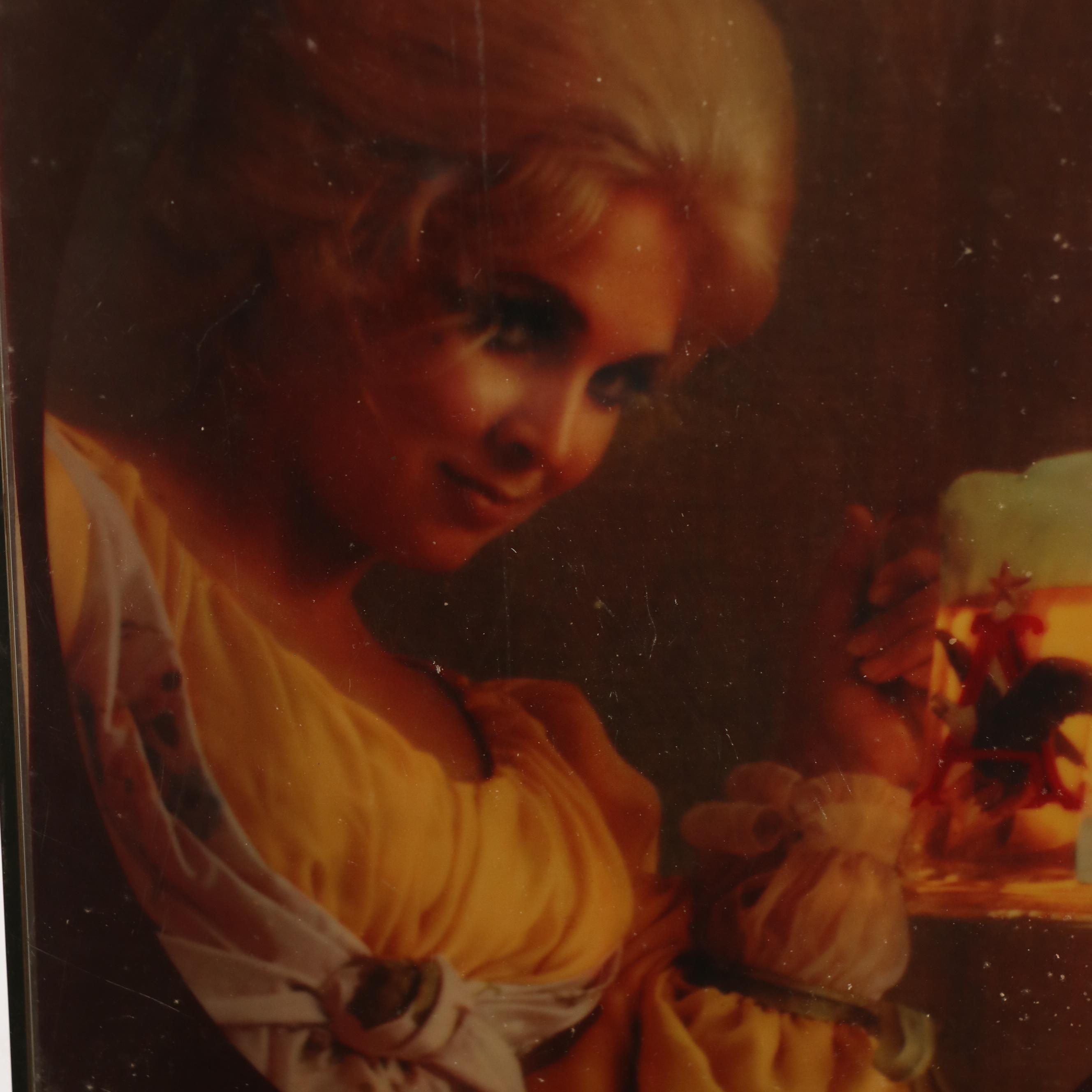 Illuminated Burger Beer Sign with Other Alcohol Advertising Signs