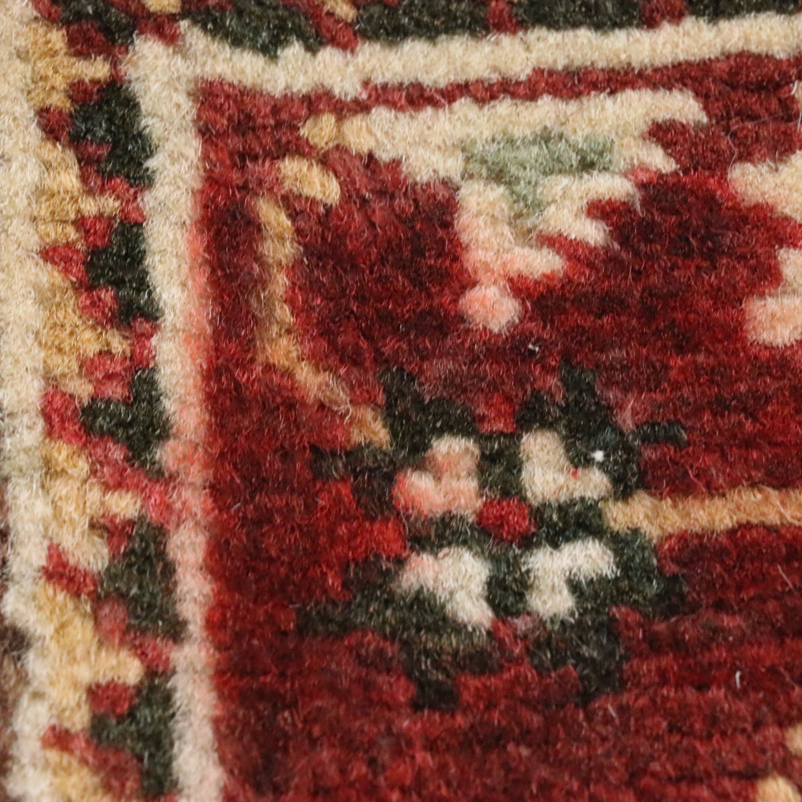 2' x 3'1 Hand-Knotted Afghan Kazak Accent Rug