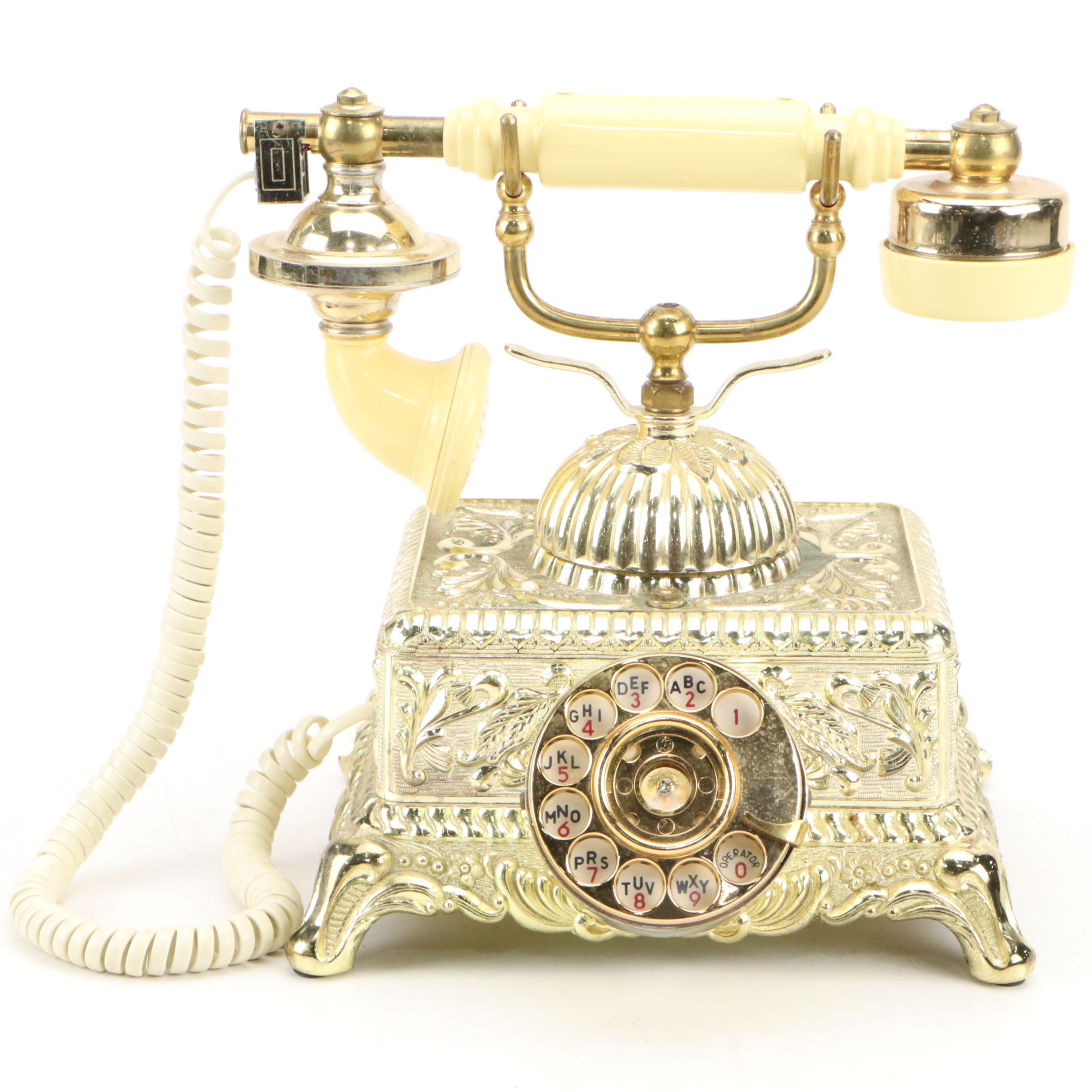 Radio Shack French Style Imperial Classique Rotary Dial Phone, 1970s