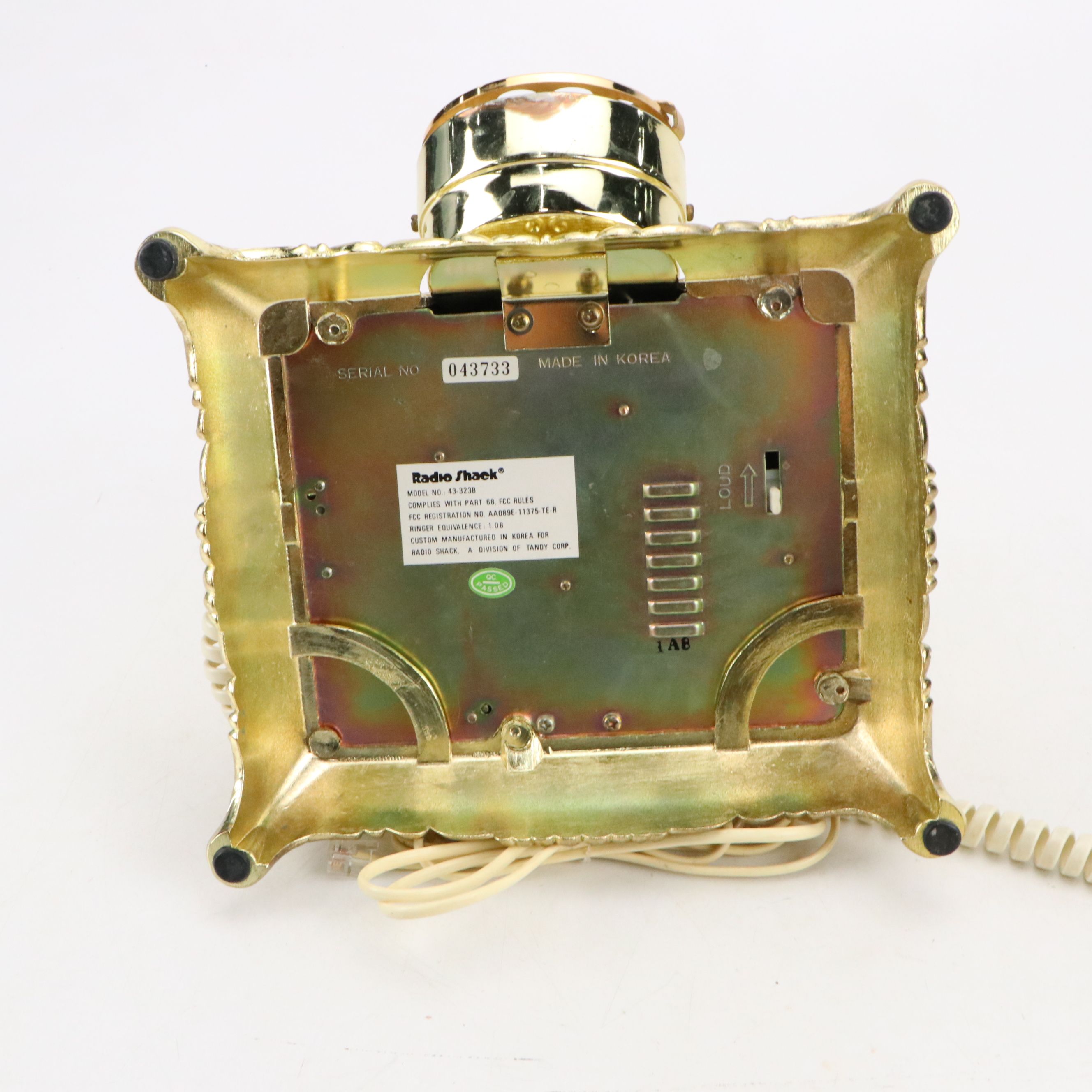 Radio Shack French Style Imperial Classique Rotary Dial Phone, 1970s