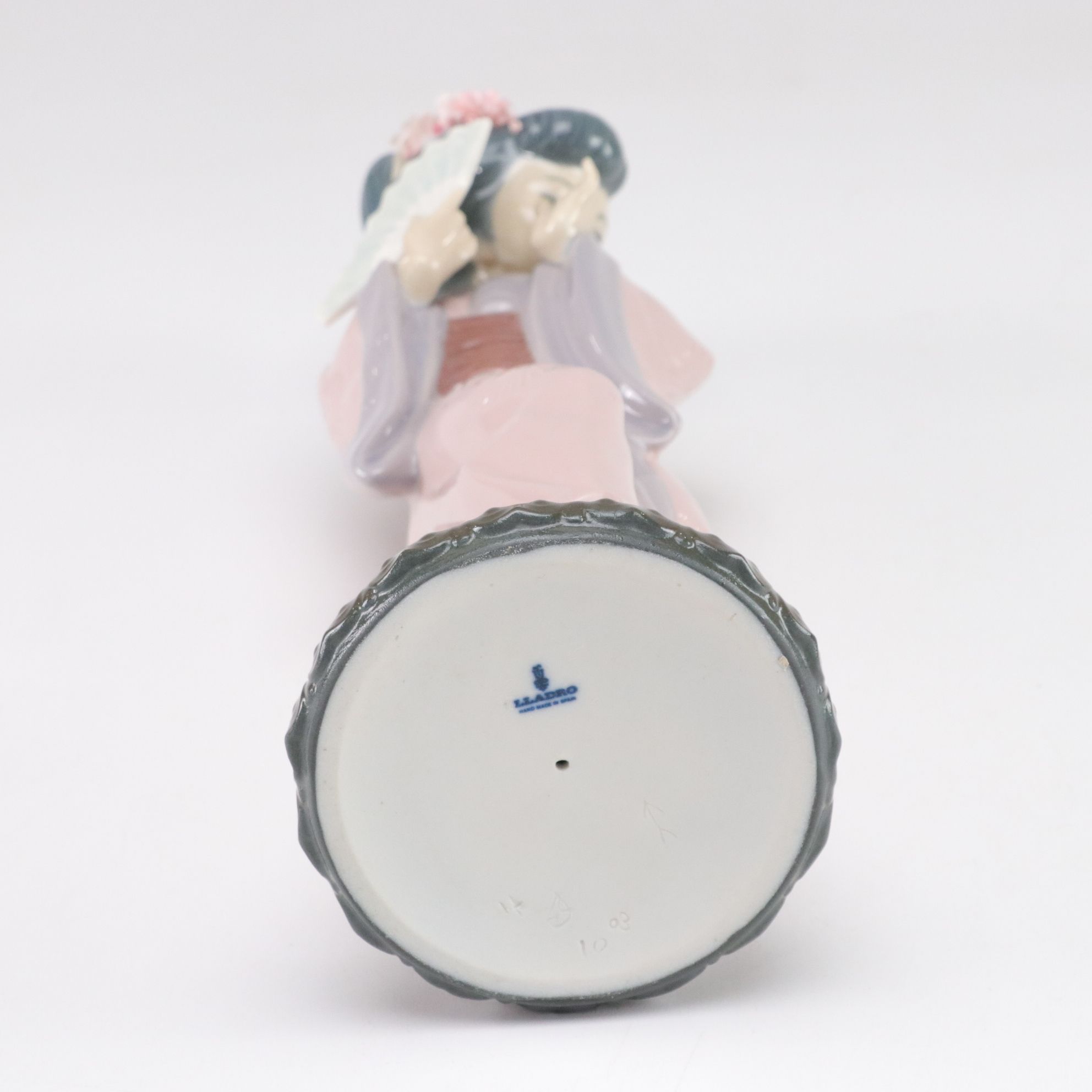 Lladró "Timid Japanese" and "Japanese Flower Arranger" Figurines