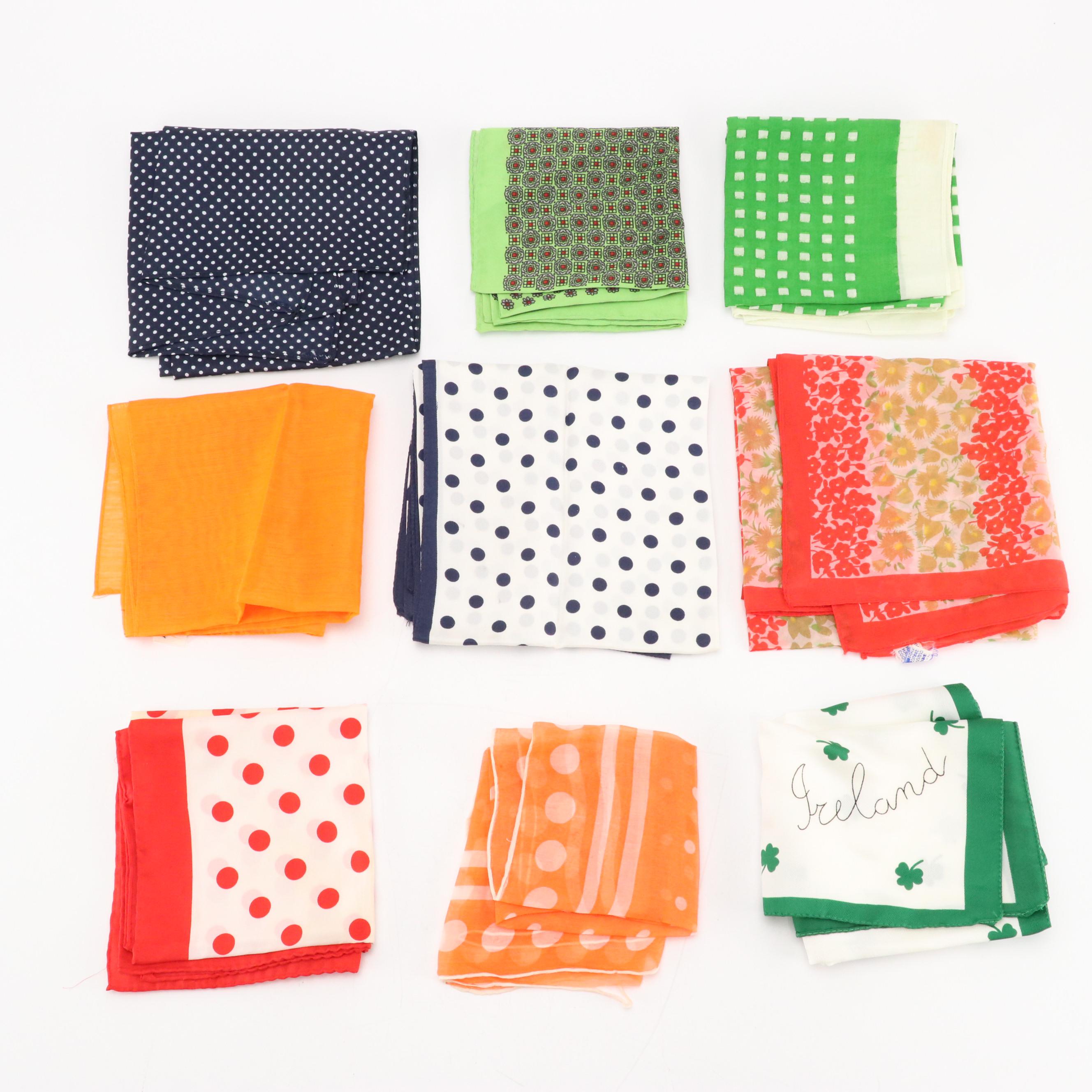 Assorted Pattern Scarves Featuring Liz Claiborne, Adolfo, Germaine, and More