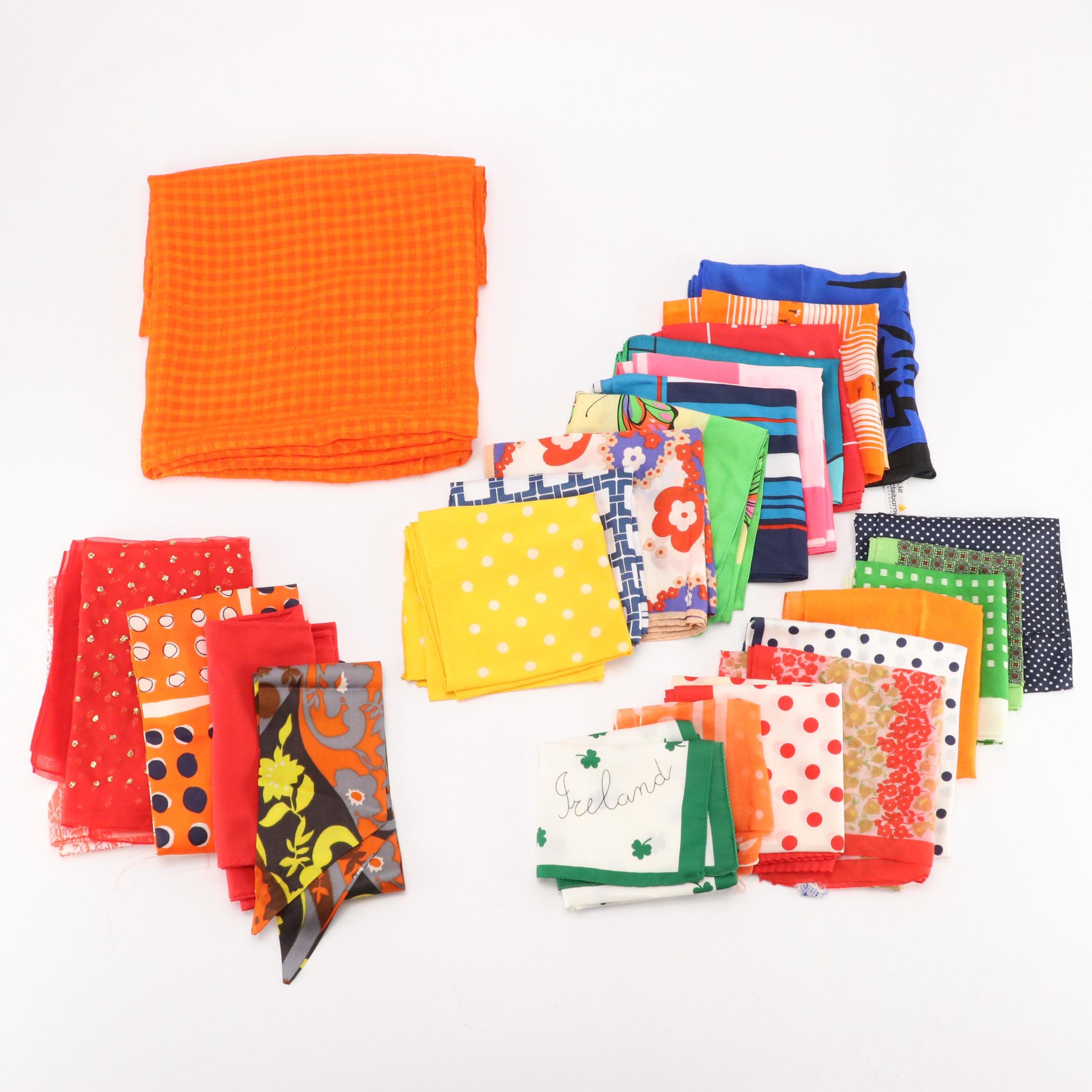 Assorted Pattern Scarves Featuring Liz Claiborne, Adolfo, Germaine, and More