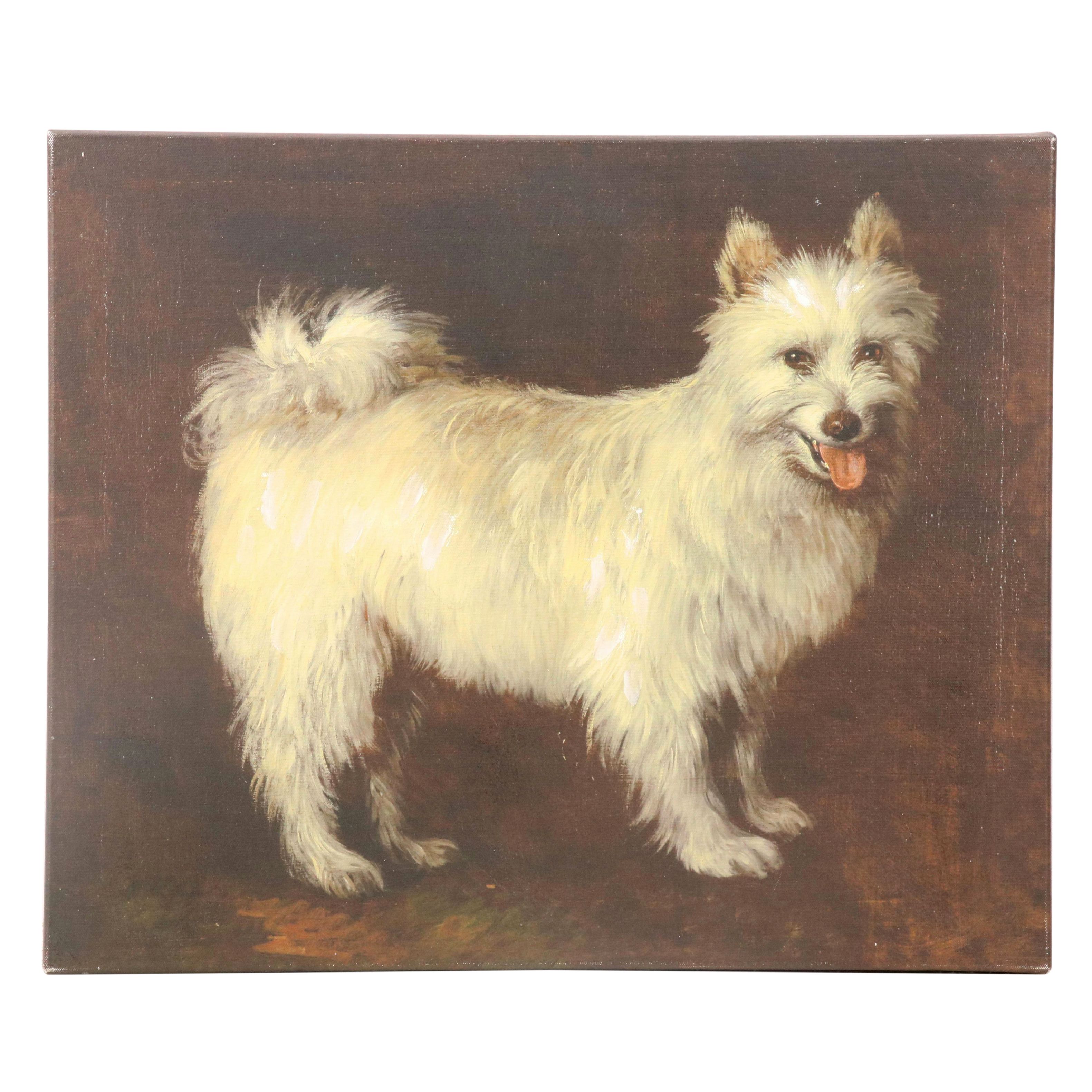 Giclée "Spitz Dog" After Thomas Gainsborough