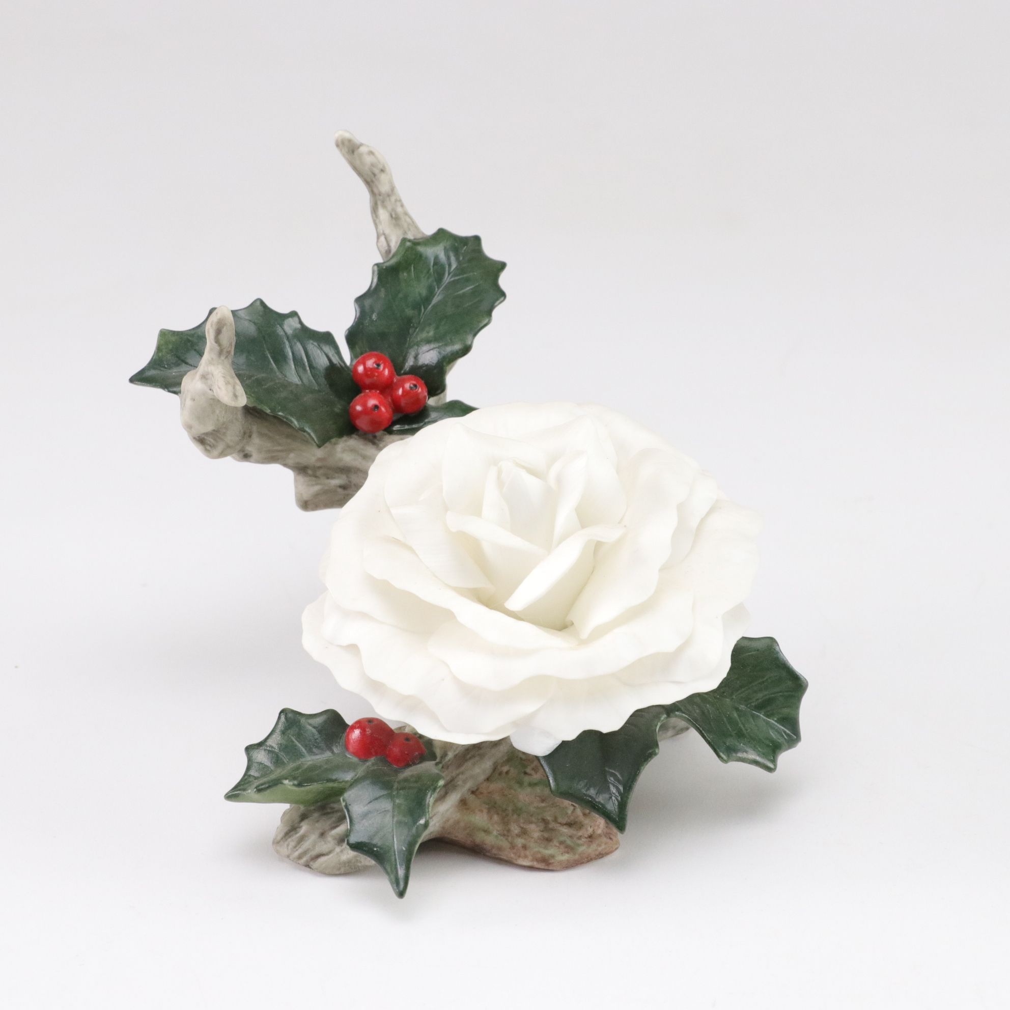 Boehm Porcelain "Holiday Rose" and Other Porcelain Rose Figurines