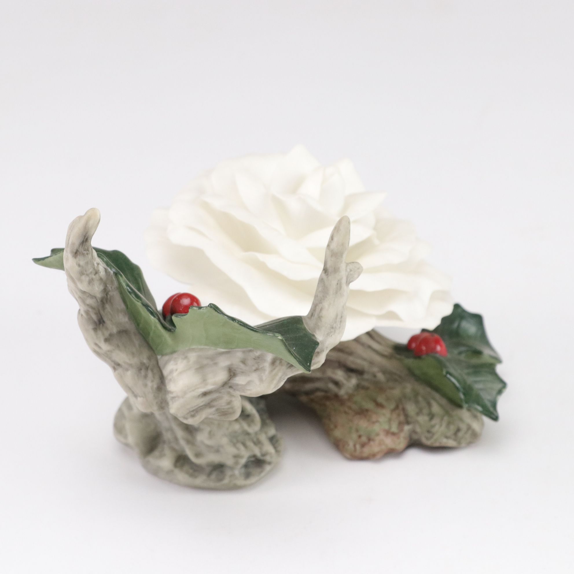 Boehm Porcelain "Holiday Rose" and Other Porcelain Rose Figurines