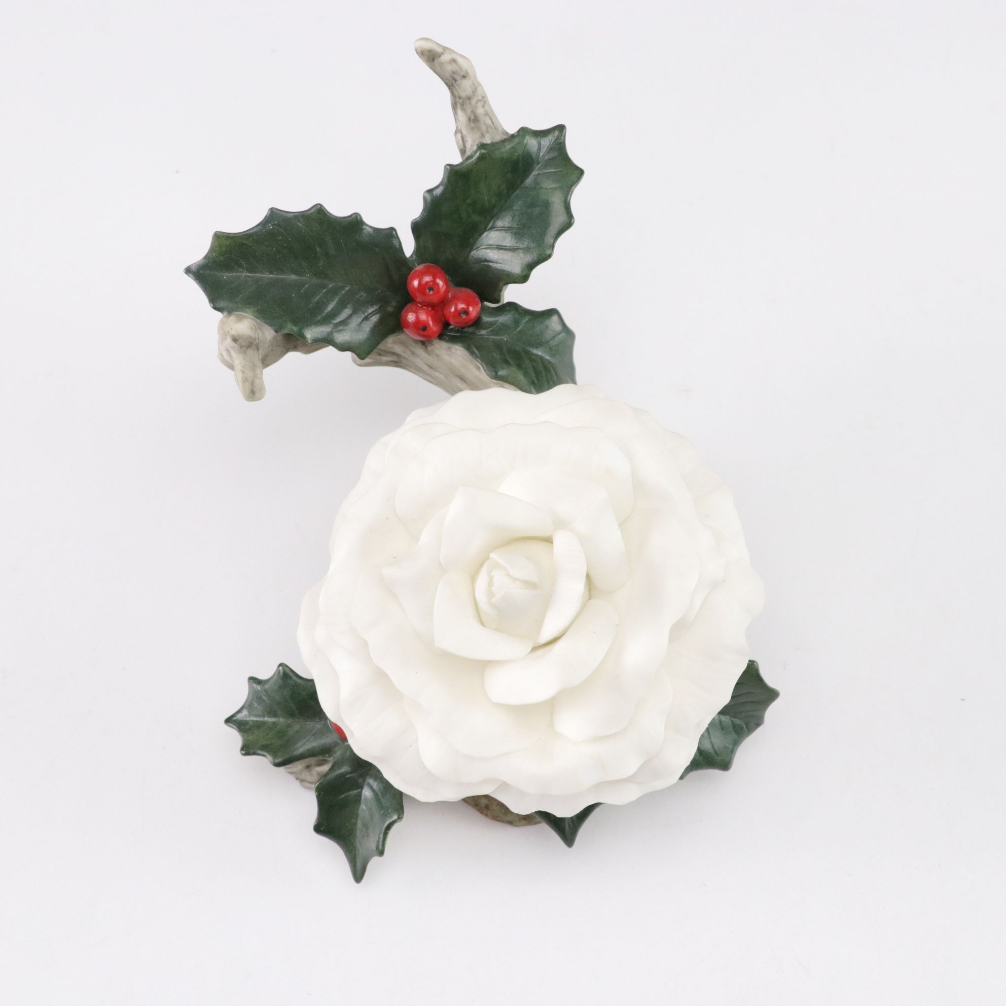 Boehm Porcelain "Holiday Rose" and Other Porcelain Rose Figurines