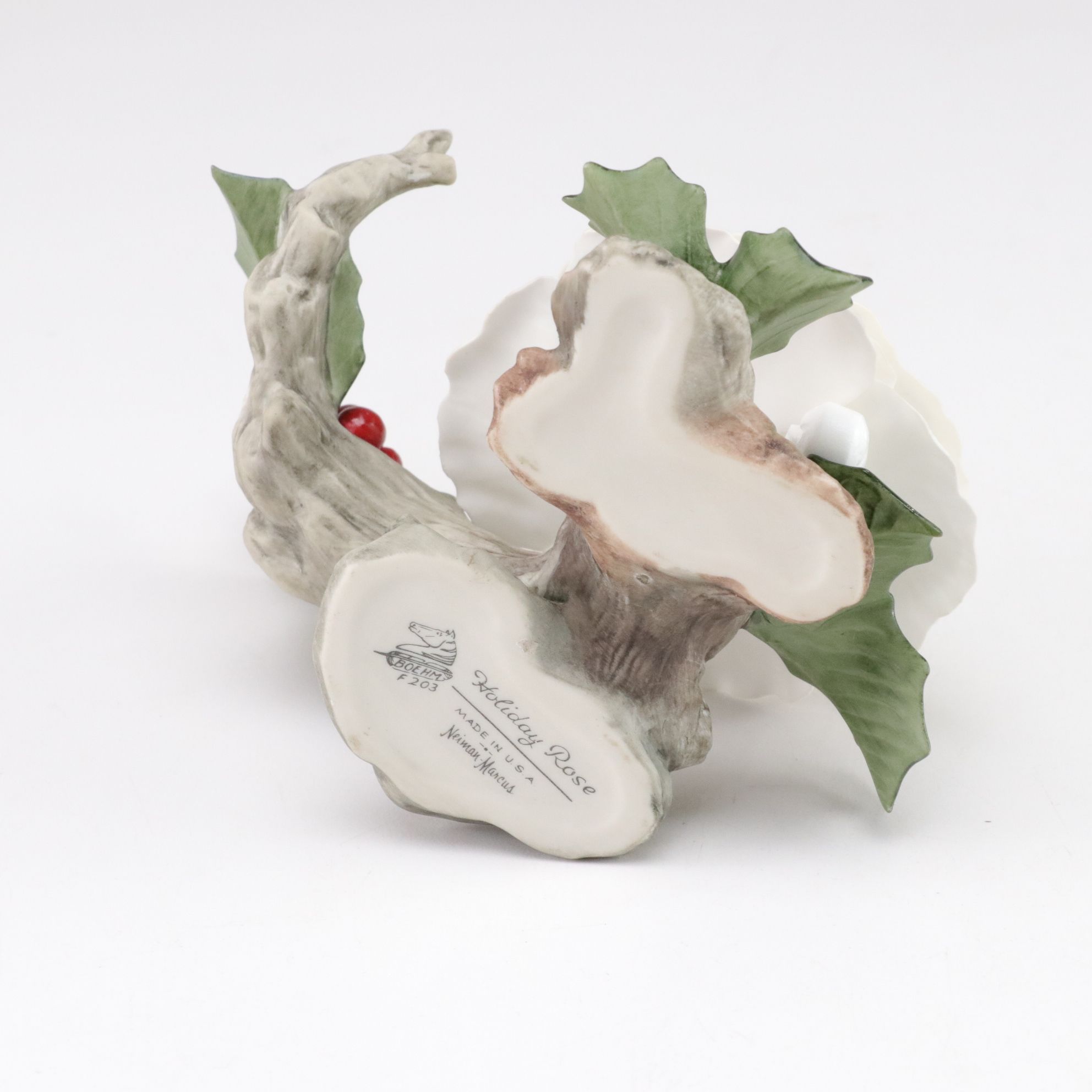 Boehm Porcelain "Holiday Rose" and Other Porcelain Rose Figurines