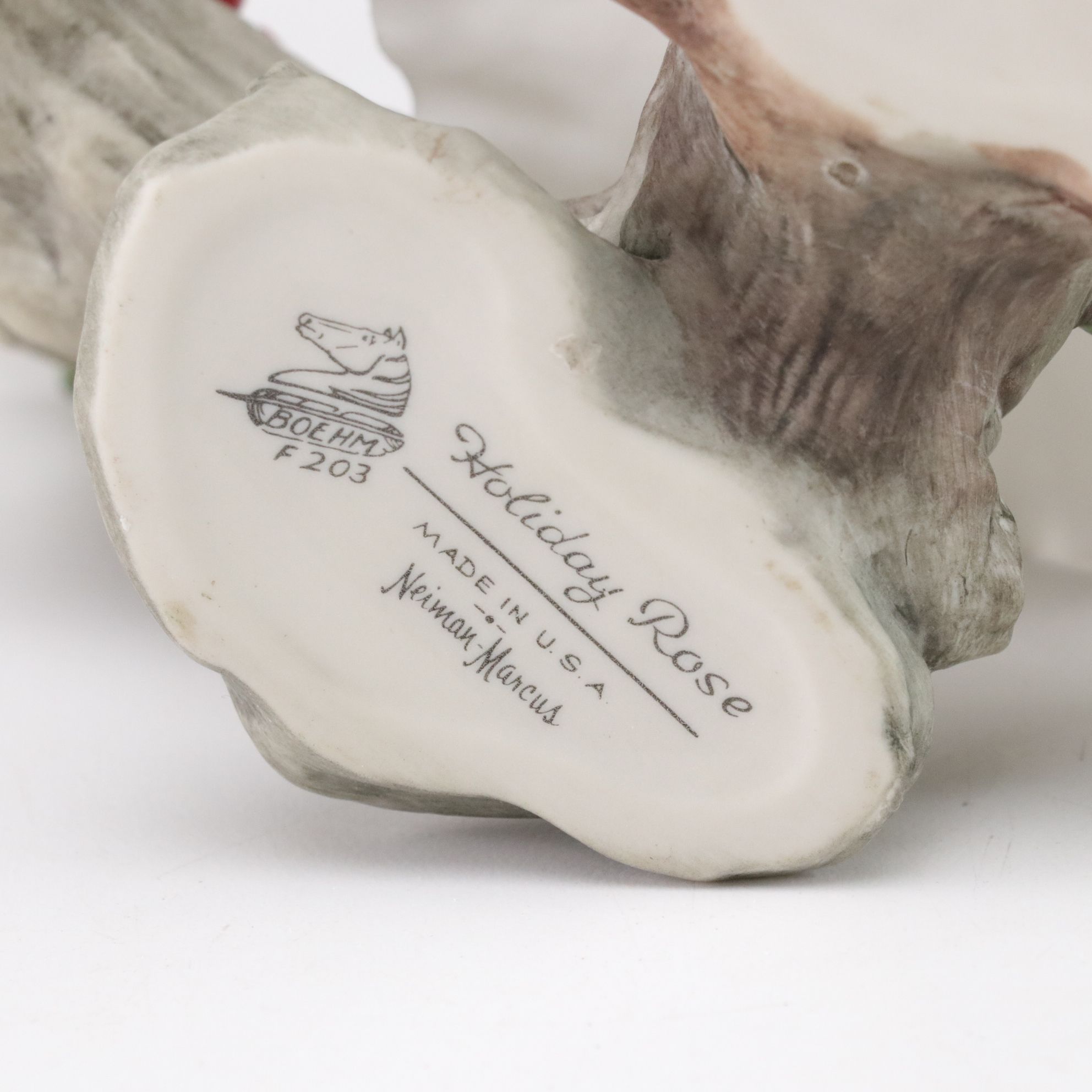 Boehm Porcelain "Holiday Rose" and Other Porcelain Rose Figurines