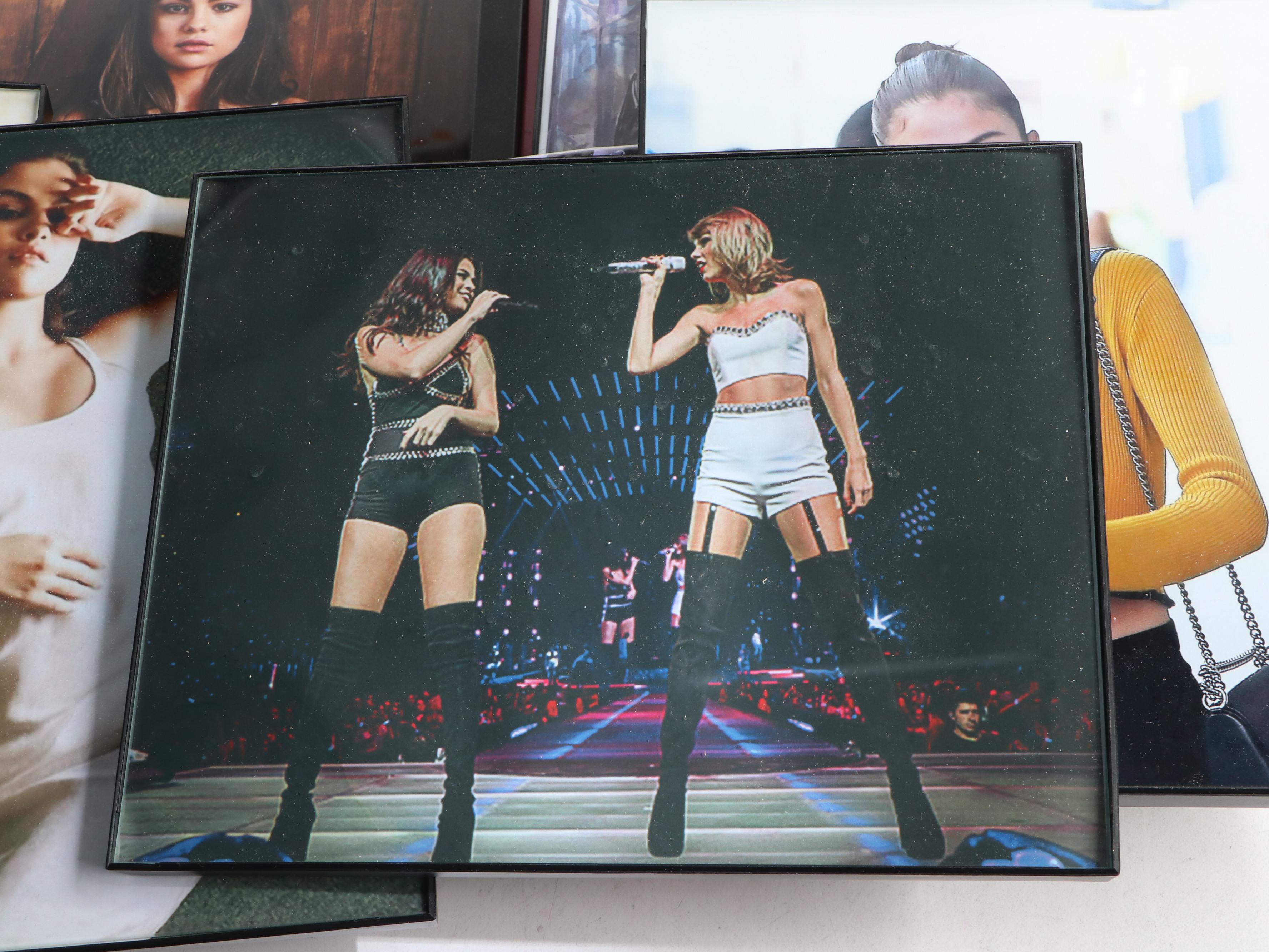 Selena Gomez and Taylor Swiift CDs, Framed Prints, Lyric Book, and More