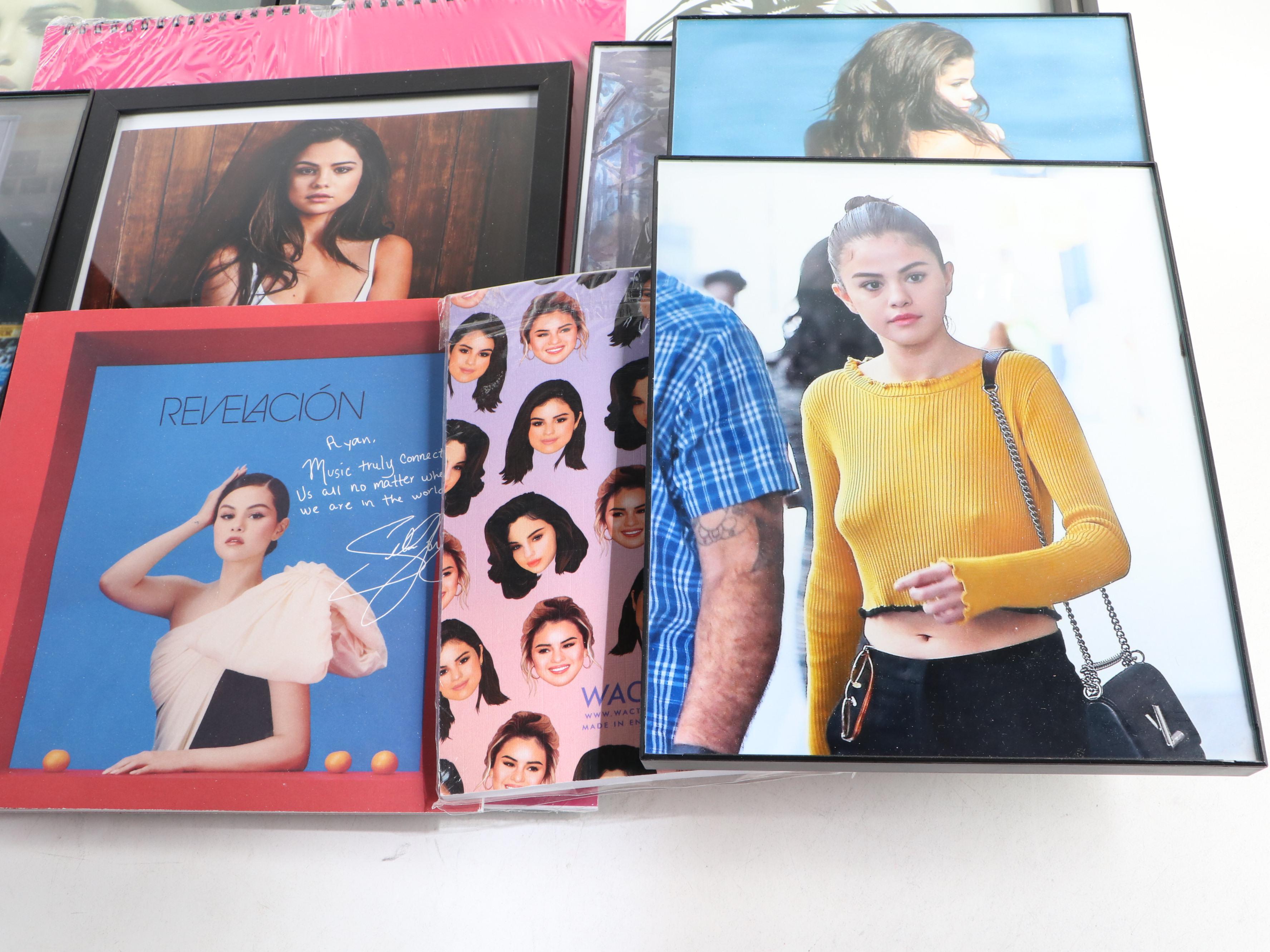 Selena Gomez and Taylor Swiift CDs, Framed Prints, Lyric Book, and More
