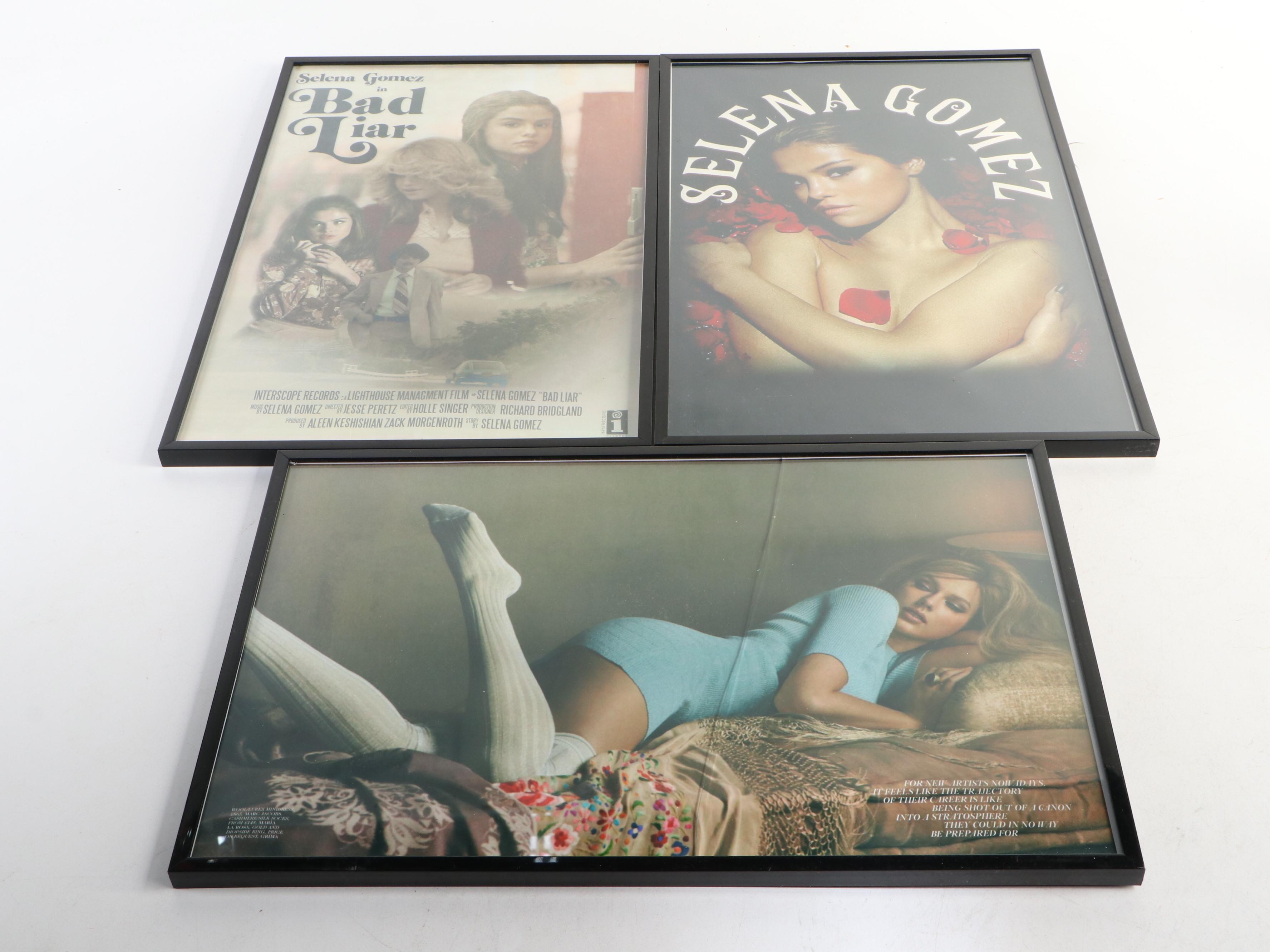 Selena Gomez and Taylor Swiift CDs, Framed Prints, Lyric Book, and More