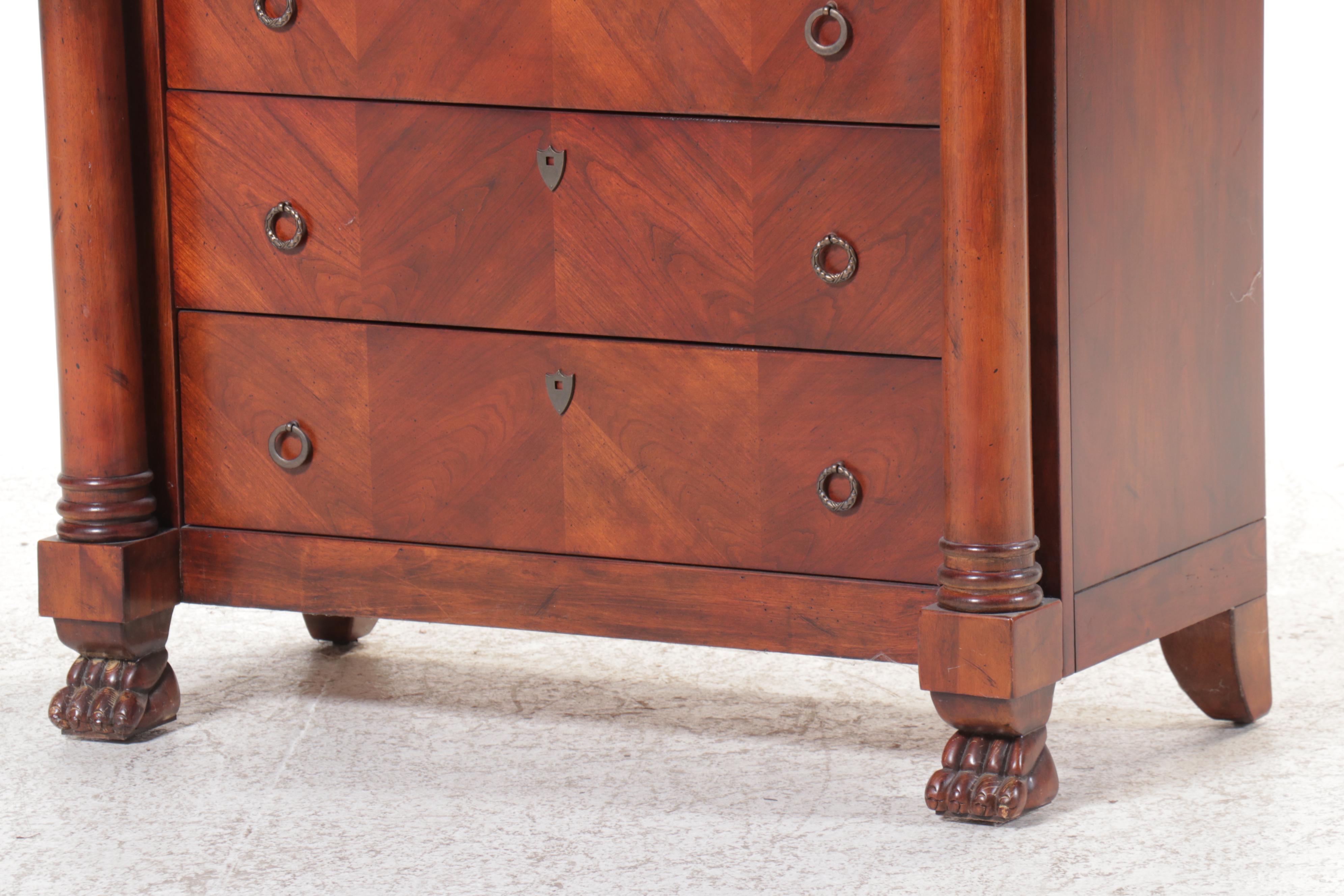 Butler Empire Style Cherry Secretary Desk