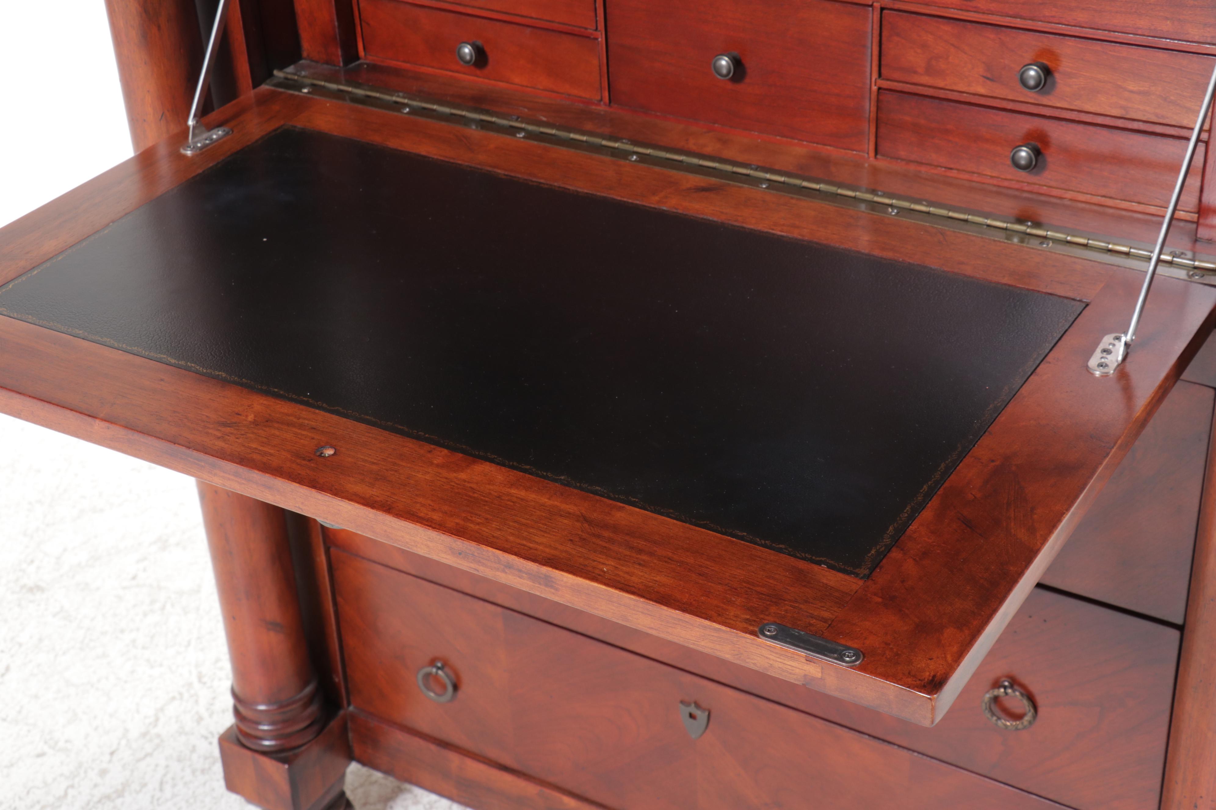 Butler Empire Style Cherry Secretary Desk