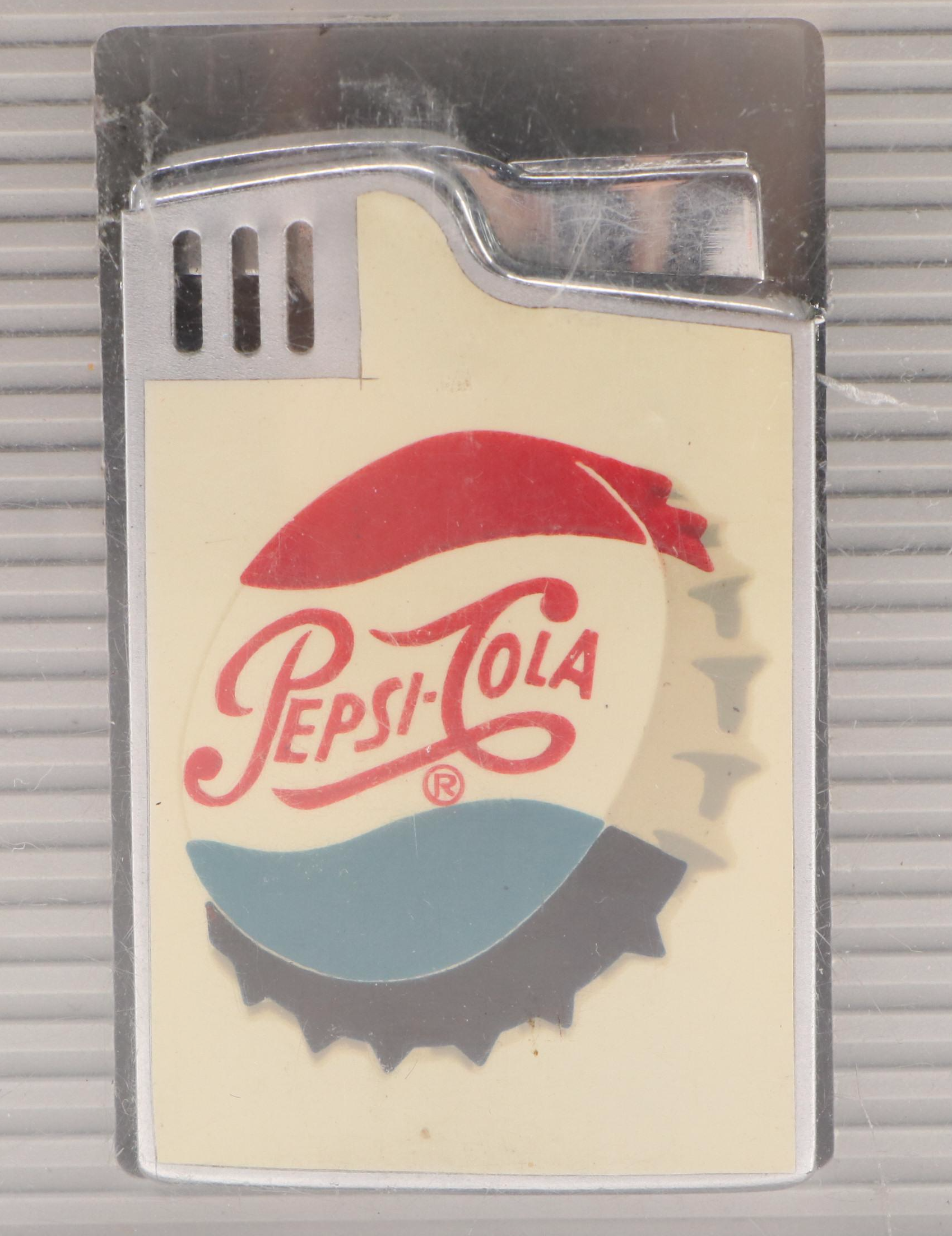 Ronson for Pepsi-Cola Varaflame Comet Musical Lighter, Mid-20th Century