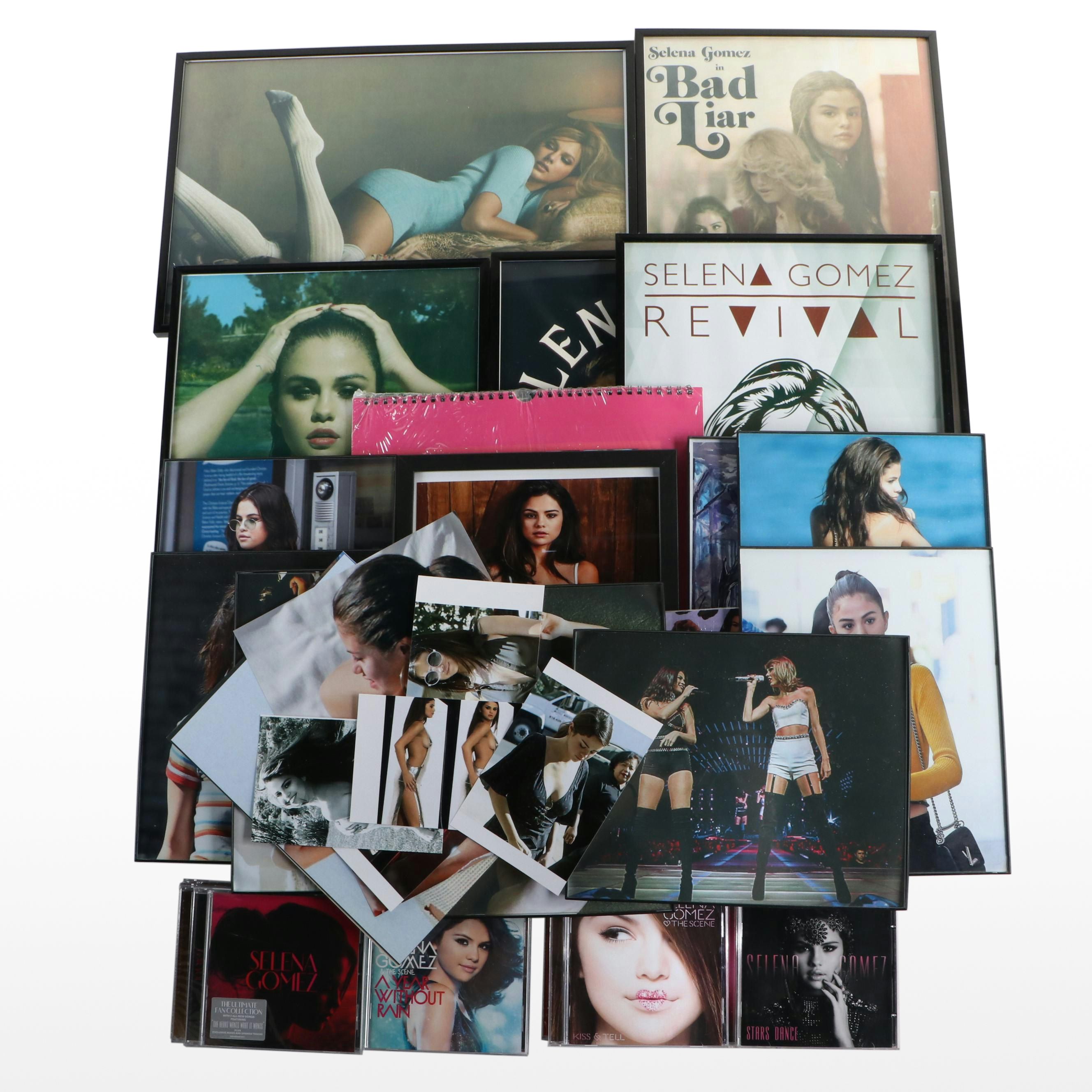 Selena Gomez and Taylor Swiift CDs, Framed Prints, Lyric Book, and More