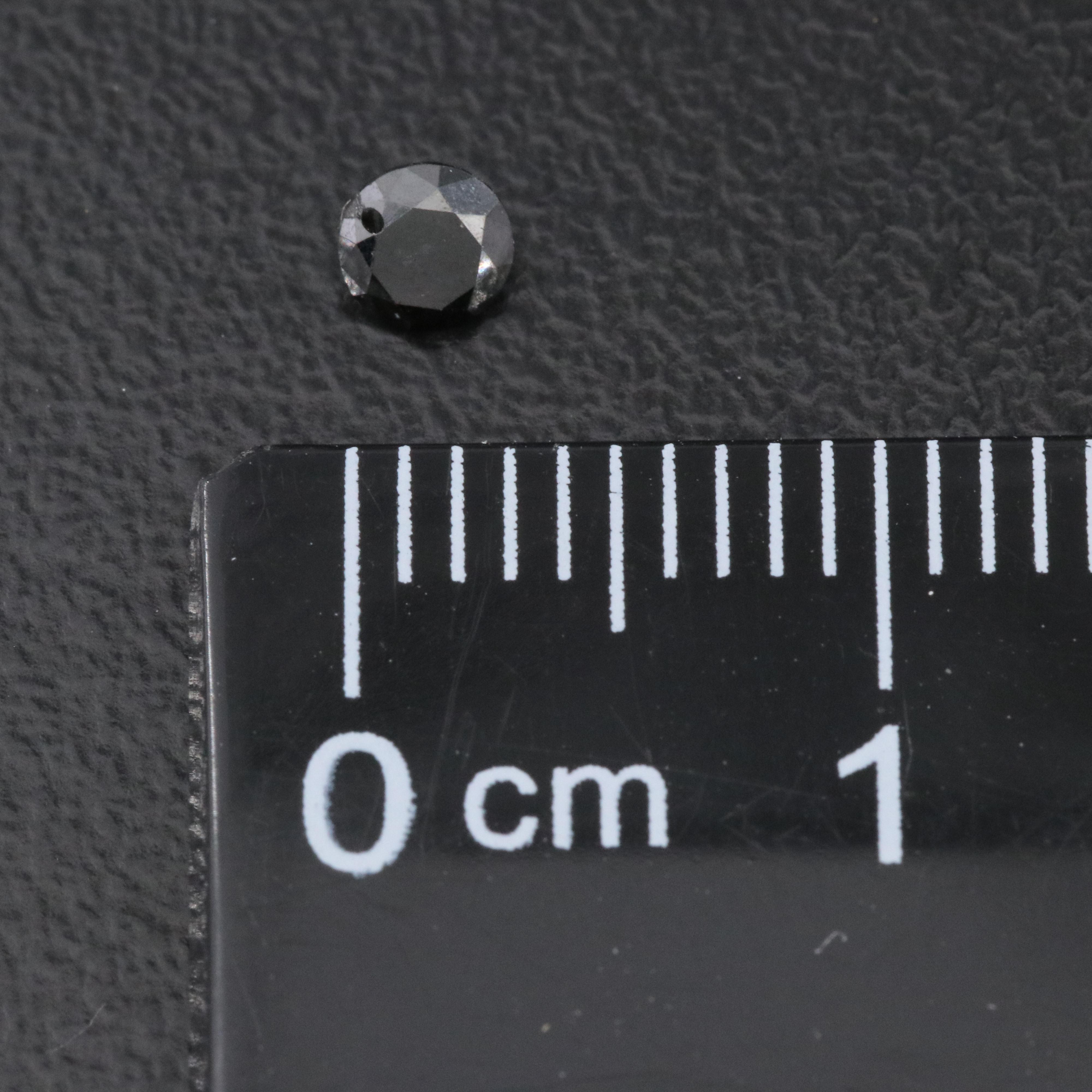 Loose 0.32 CTW Fancy Black Diamond