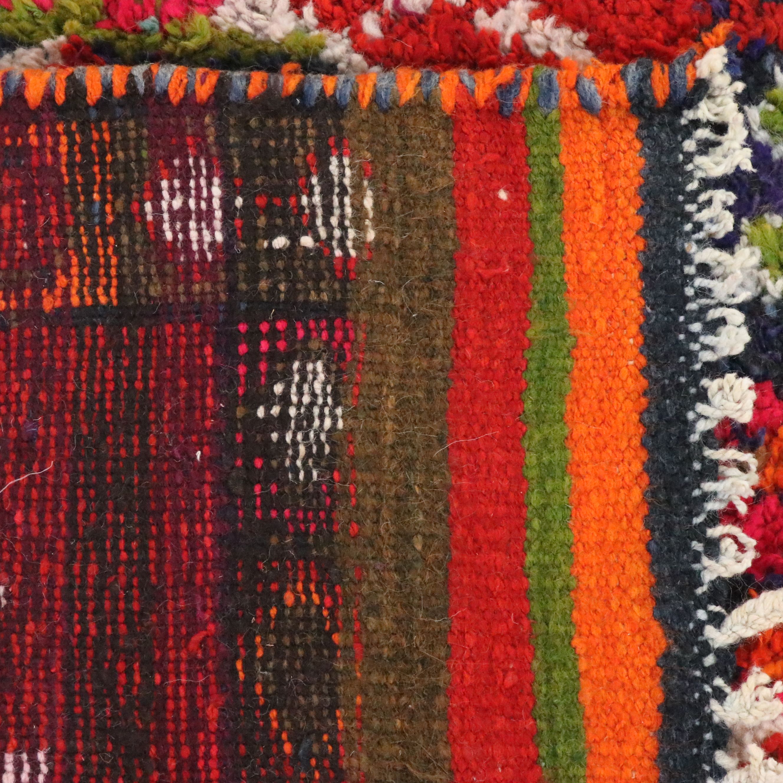 2'11 x 10'11 Hand-Knotted Moroccan Berber Carpet Runner