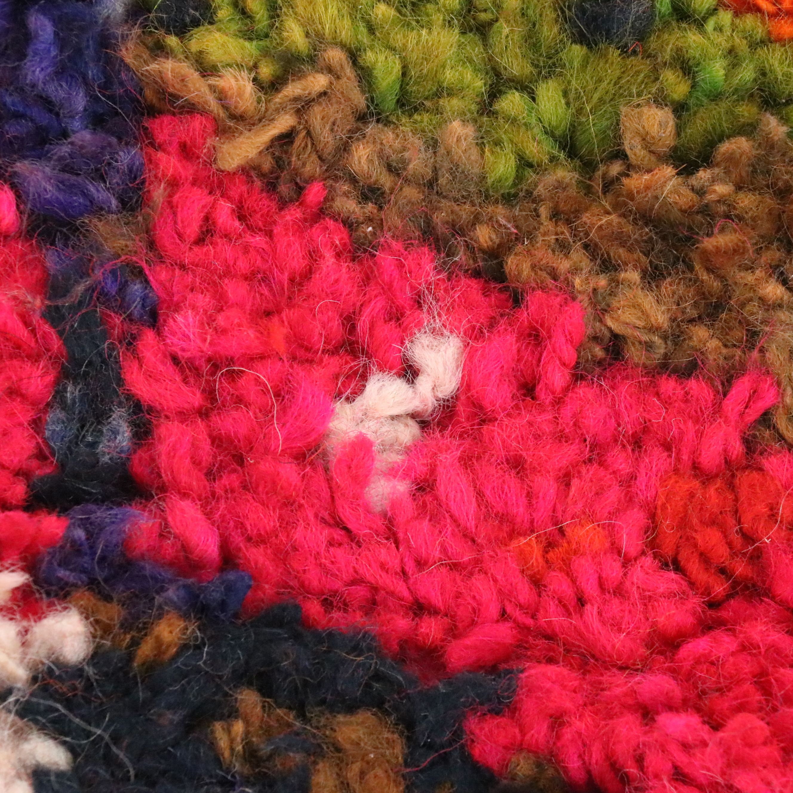 2'11 x 10'11 Hand-Knotted Moroccan Berber Carpet Runner