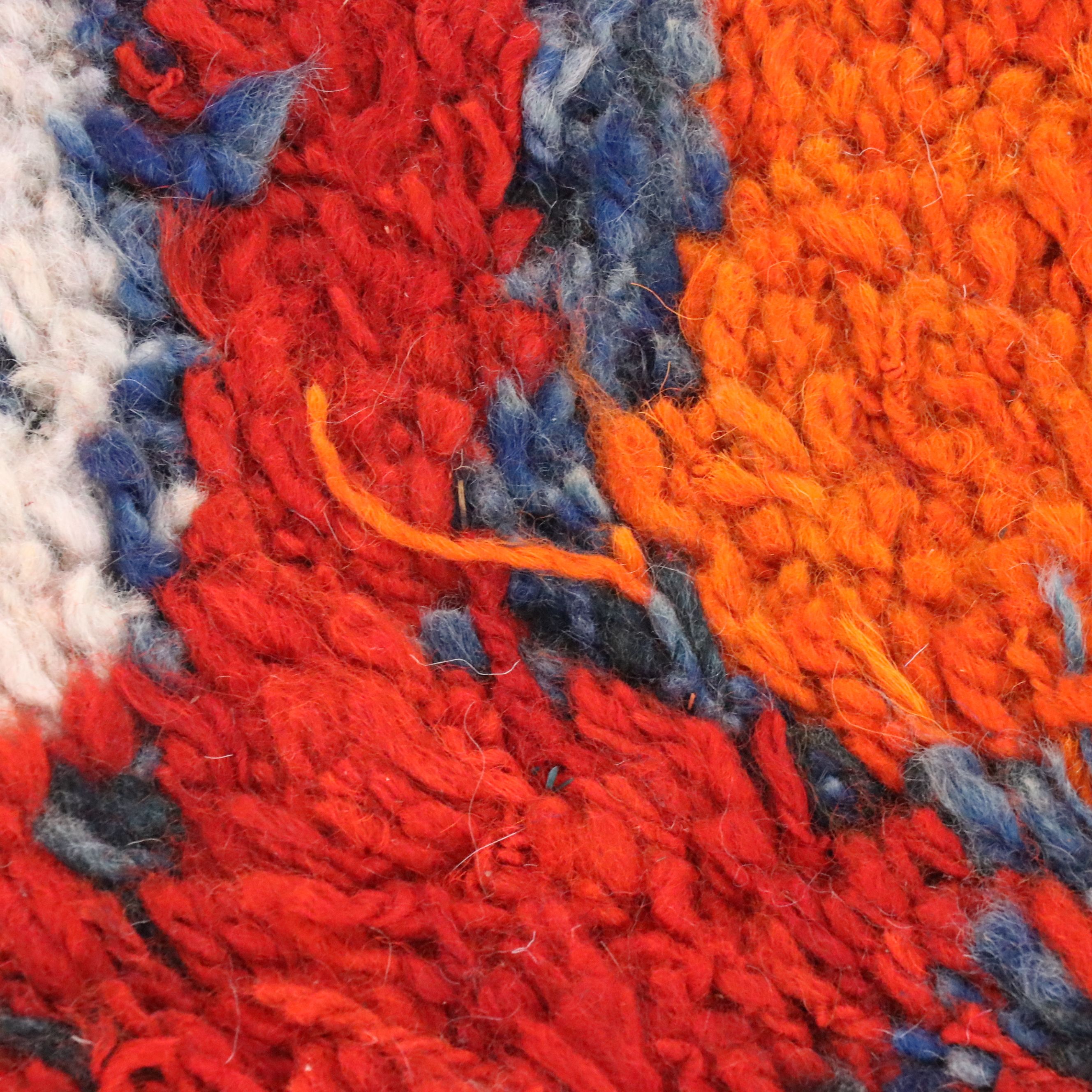 2'11 x 10'11 Hand-Knotted Moroccan Berber Carpet Runner