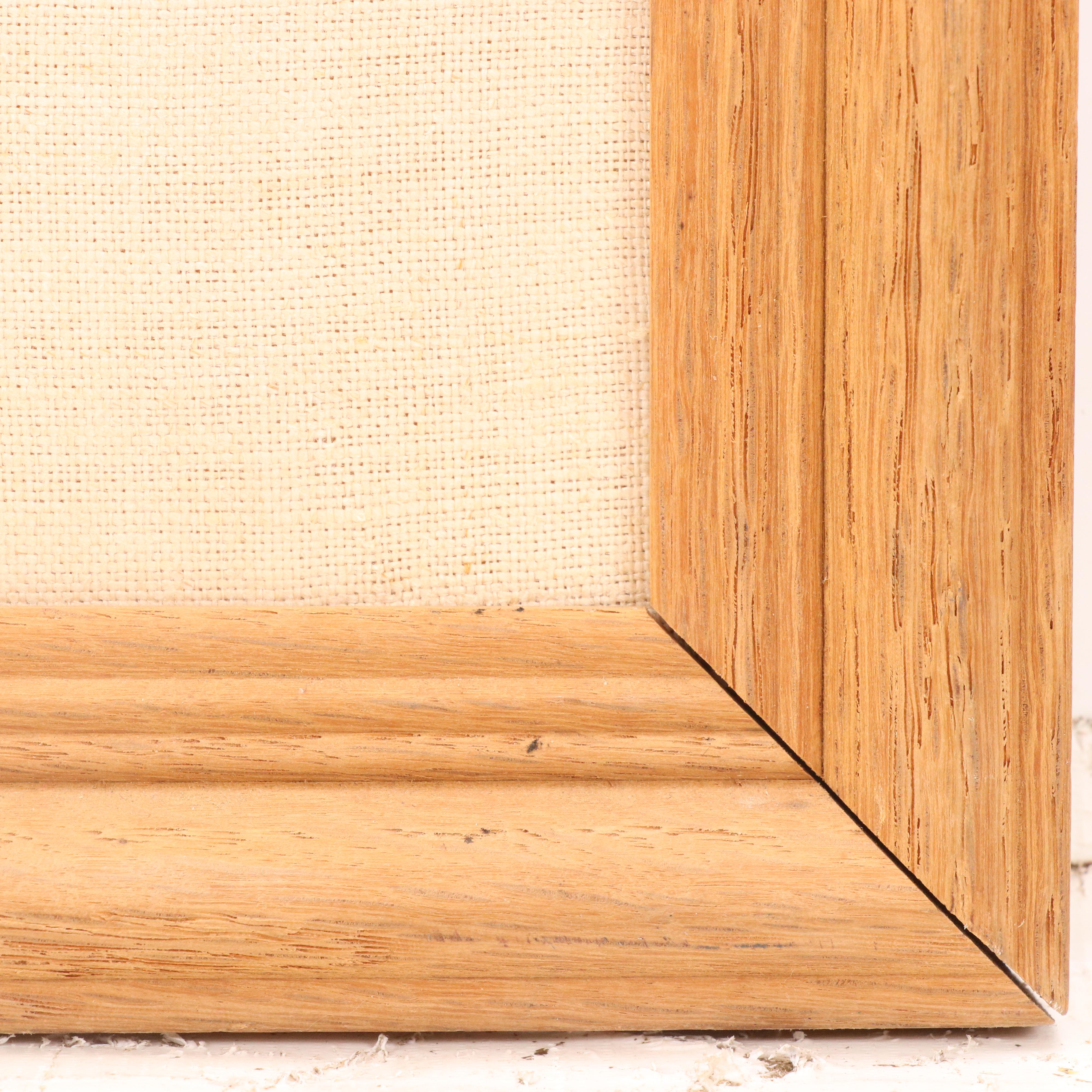 Needlework Embroidery Seascape with Gull Landing on Pier Piling