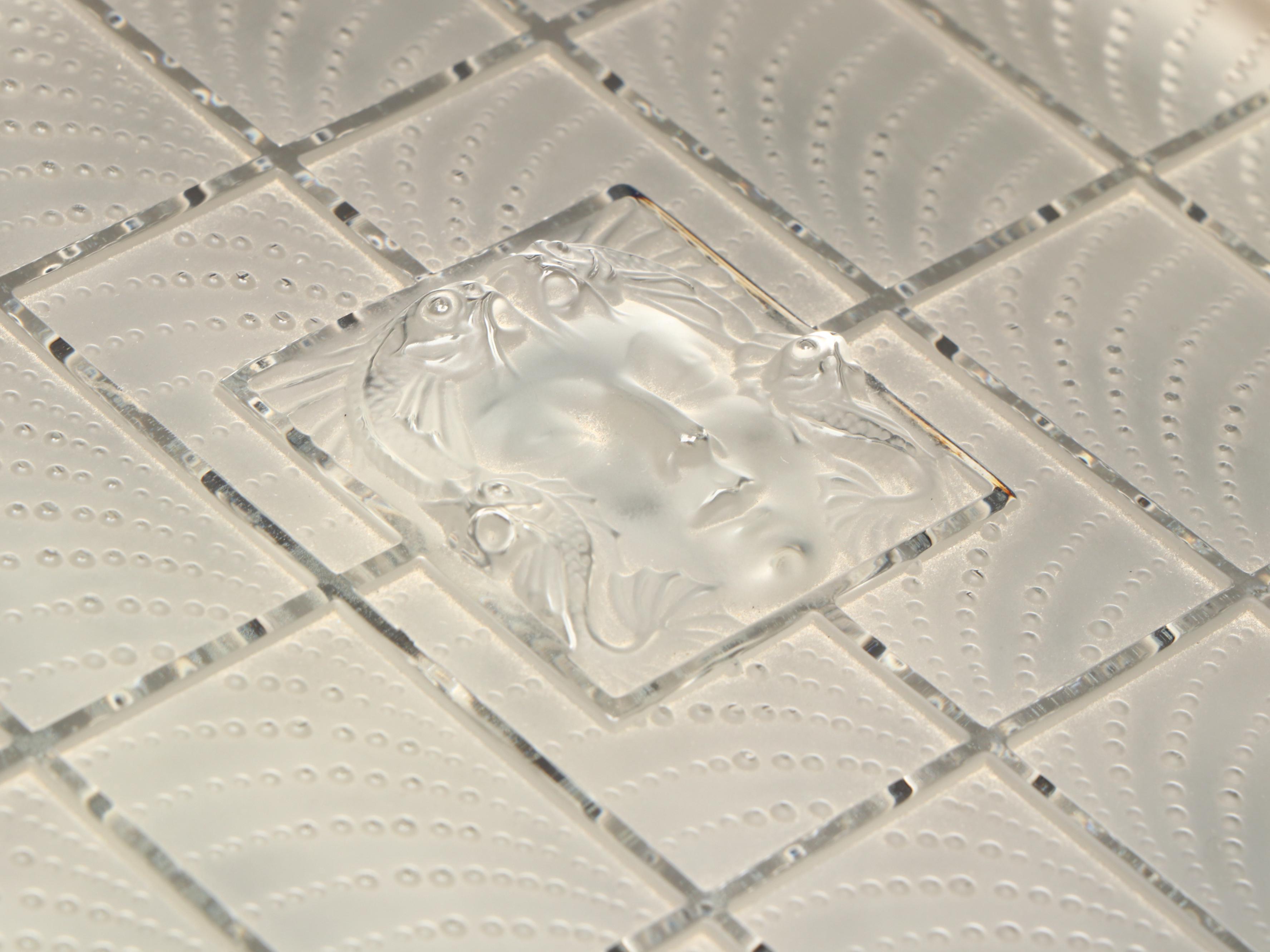 Lalique "Madison" Crystal and Black Lacquered Sycamore Humidor, 1999