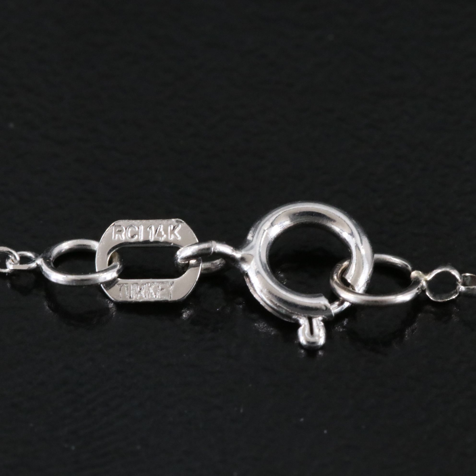 14K Topaz and Garnet Lariat Necklace