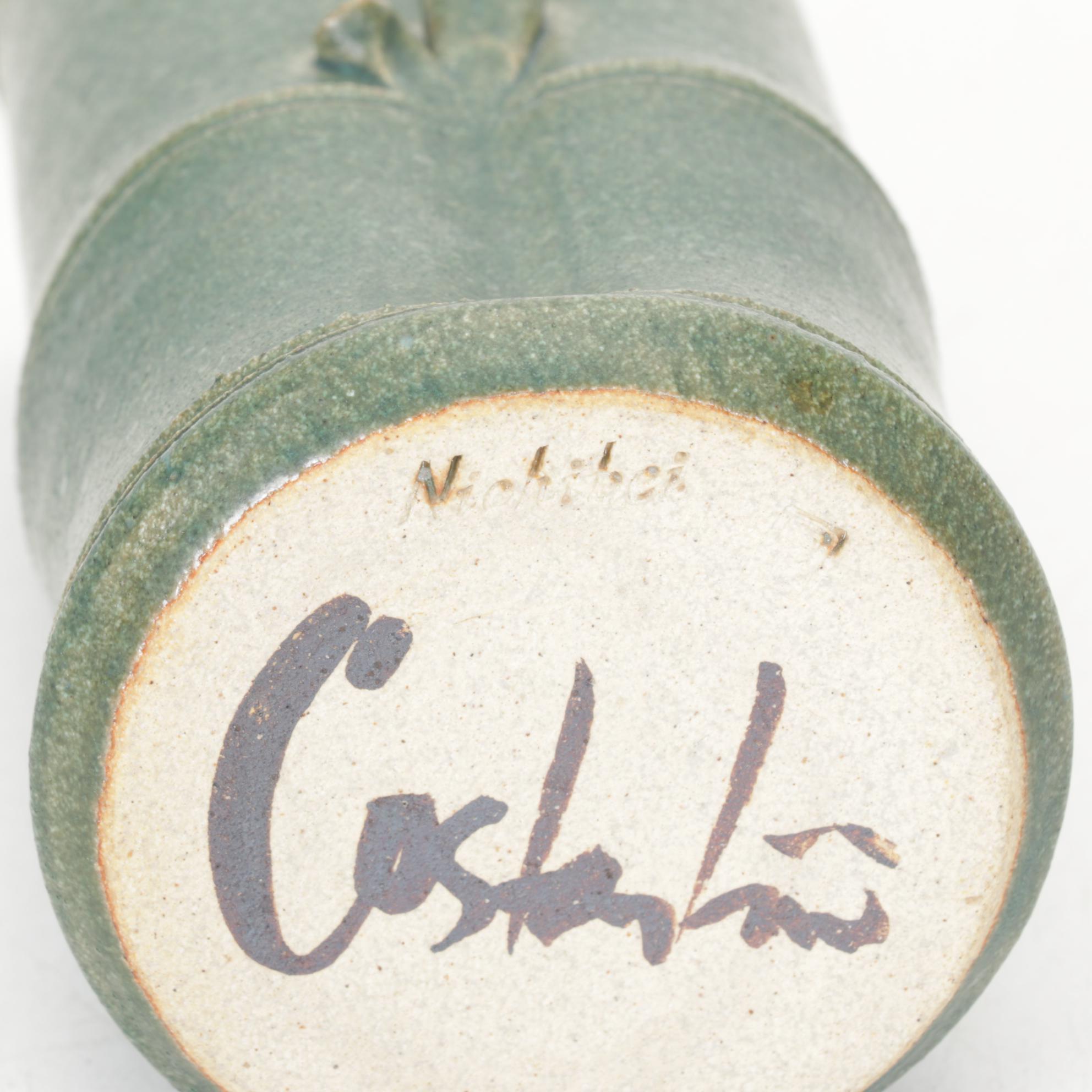 Nichibei Pottery Bamboo & Lawrence Blazey Ceramic Vases