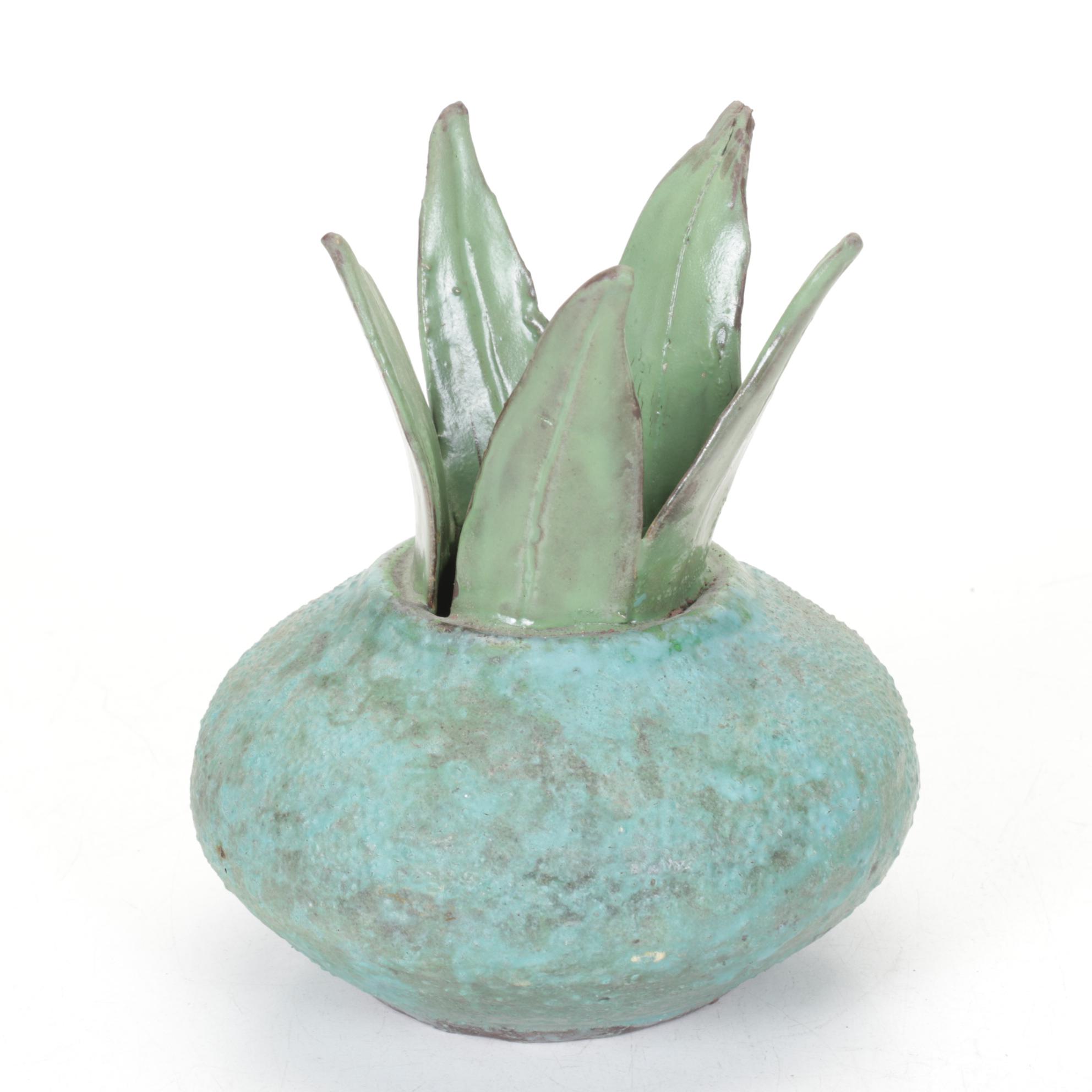 Nichibei Pottery Bamboo & Lawrence Blazey Ceramic Vases