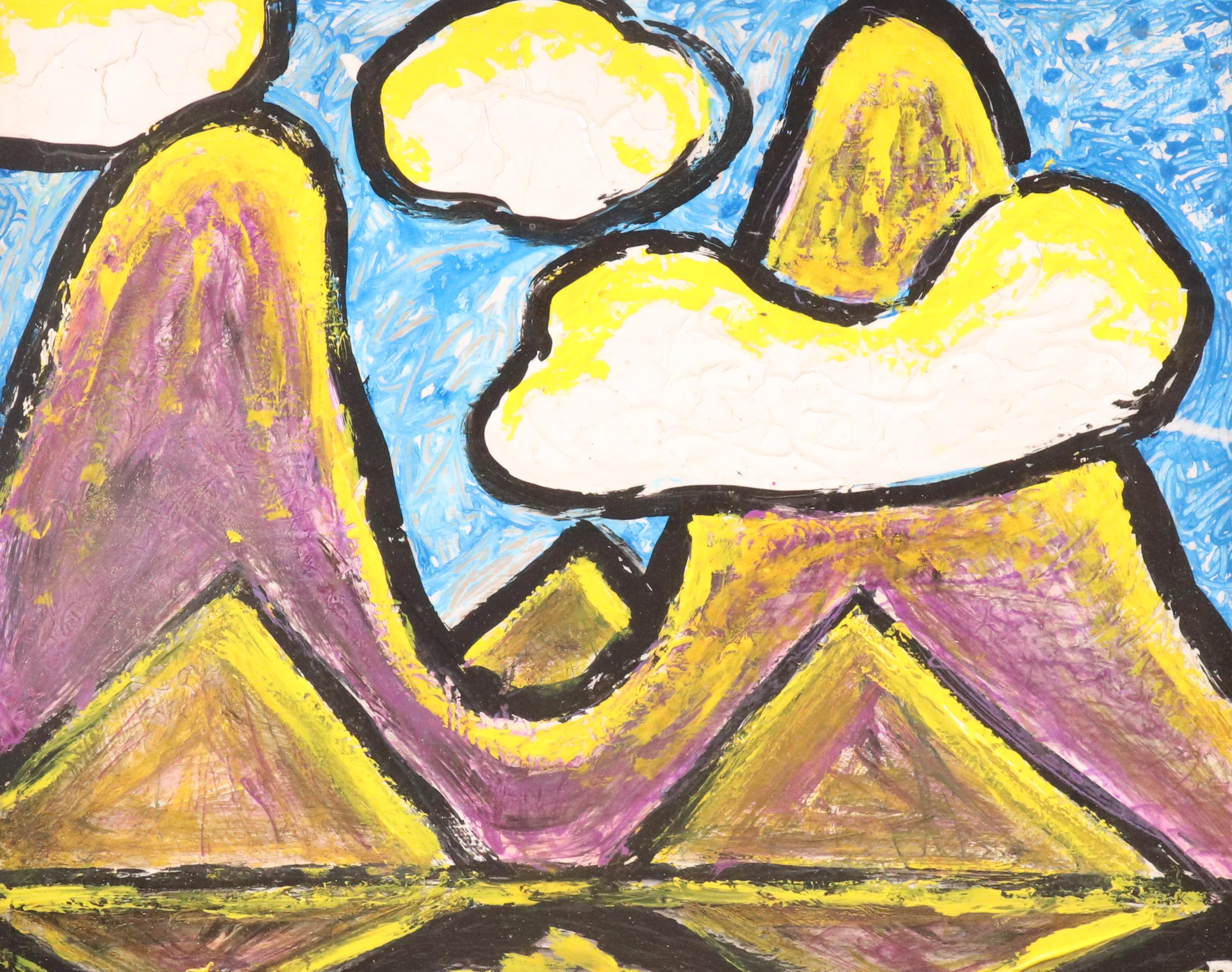 Reynold J. Falce Acrylic Painting "Arctic High Noon," 1991