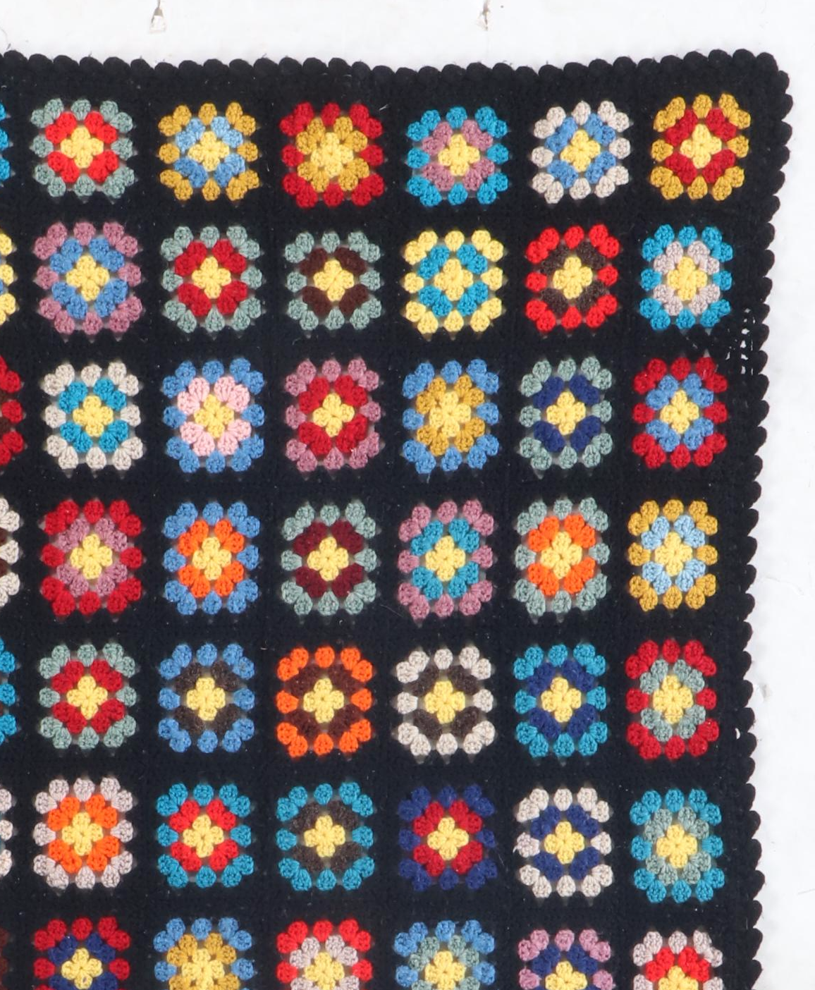 Handmade Granny Square Crochet Blanket
