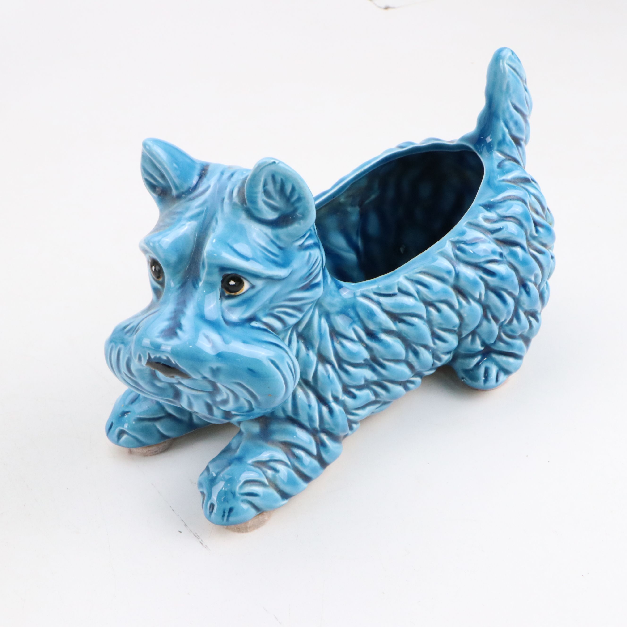 Scottie Dog Ceramic Planters, Mid to Late 20th Century