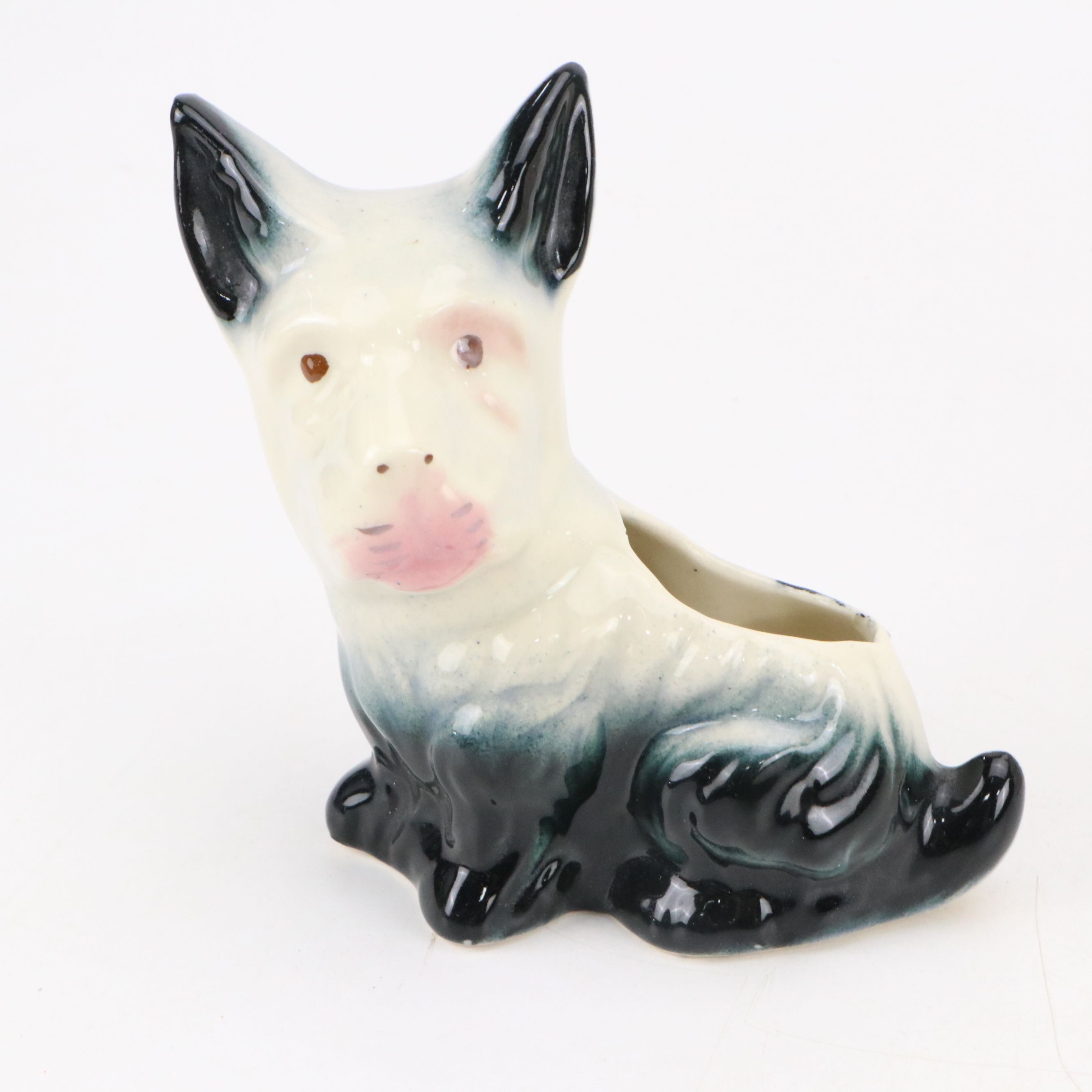Scottie Dog Ceramic Planters, Mid to Late 20th Century