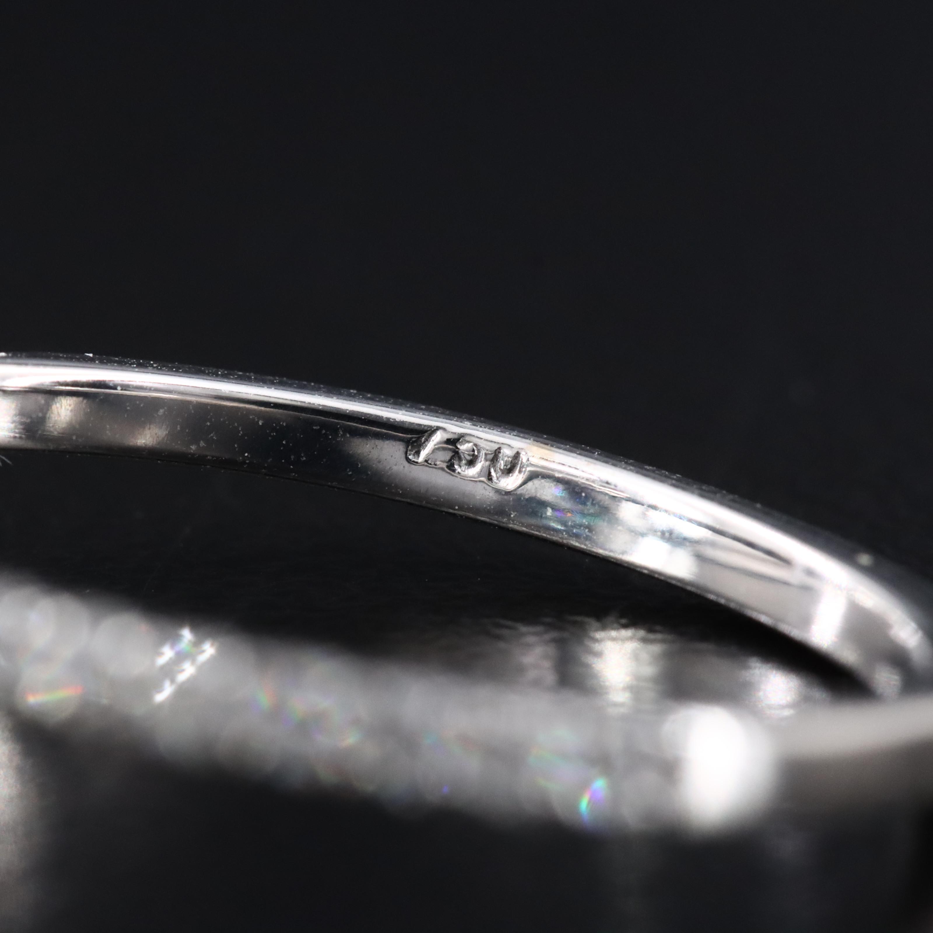 18K 3.27 CTW Lab Grown Diamond Ring with Fancy Blue Center and IGI Report