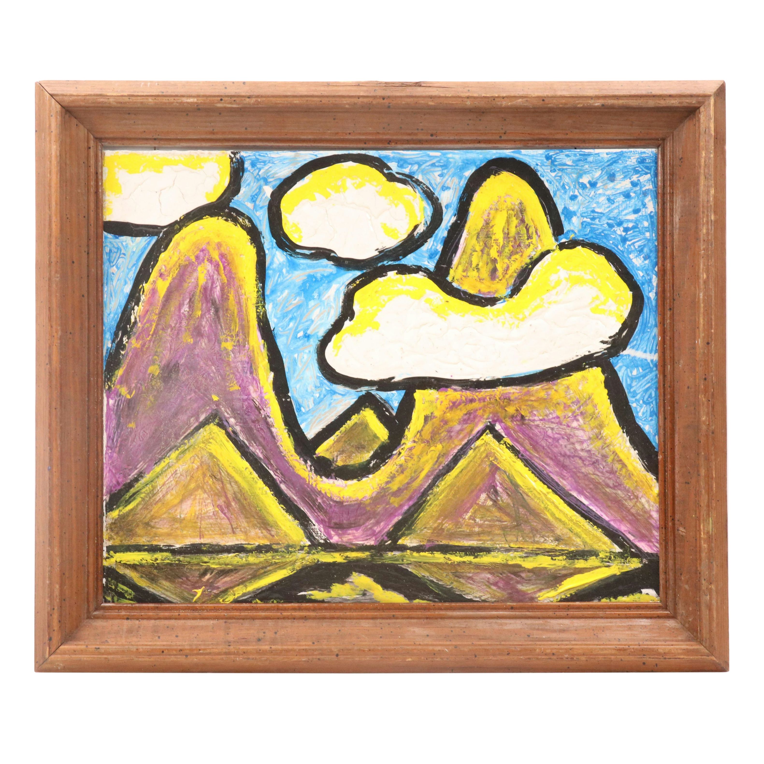 Reynold J. Falce Acrylic Painting "Arctic High Noon," 1991