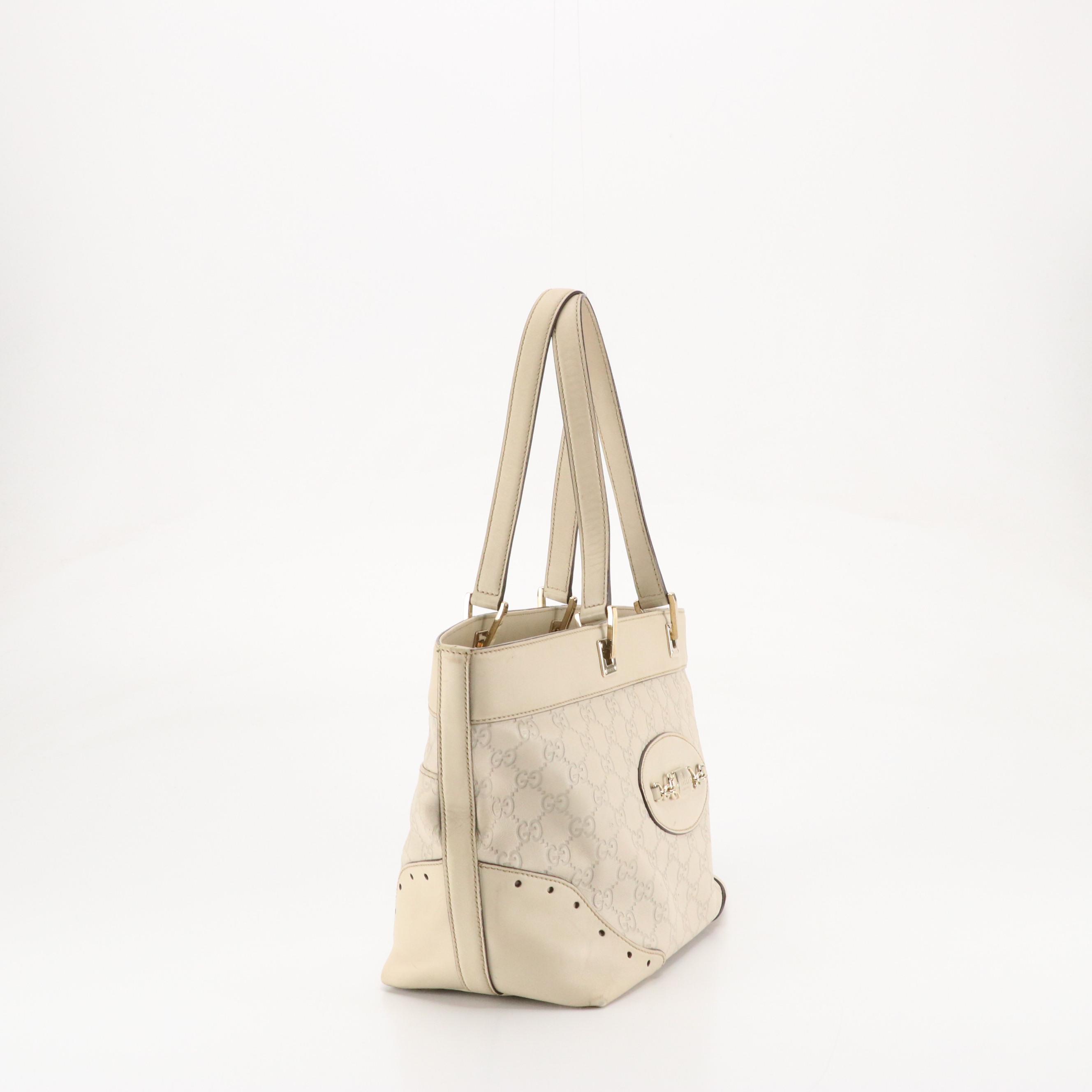 Gucci Guccissima Leather Punch Tote
