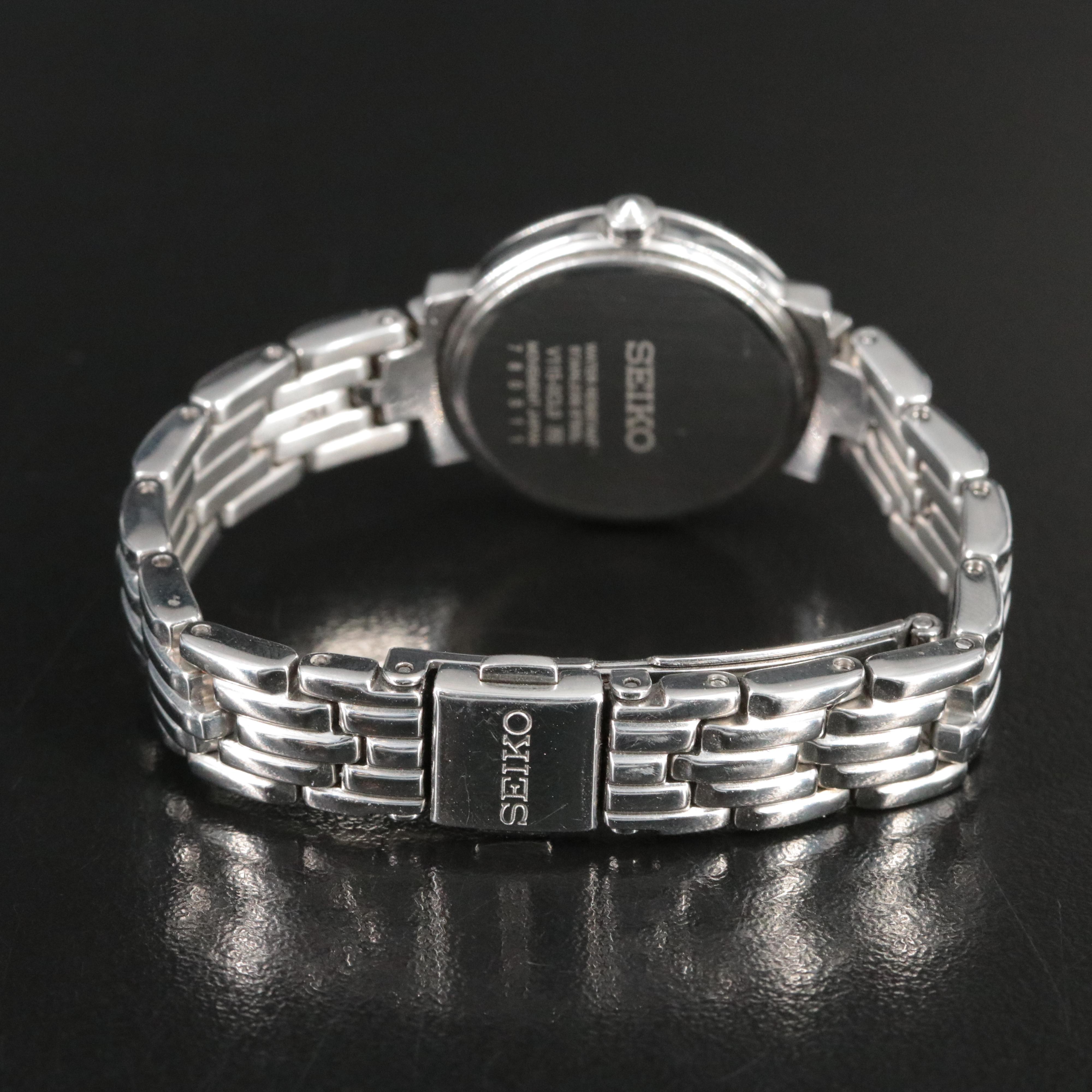 Seiko Diamond Dial Solar Watch