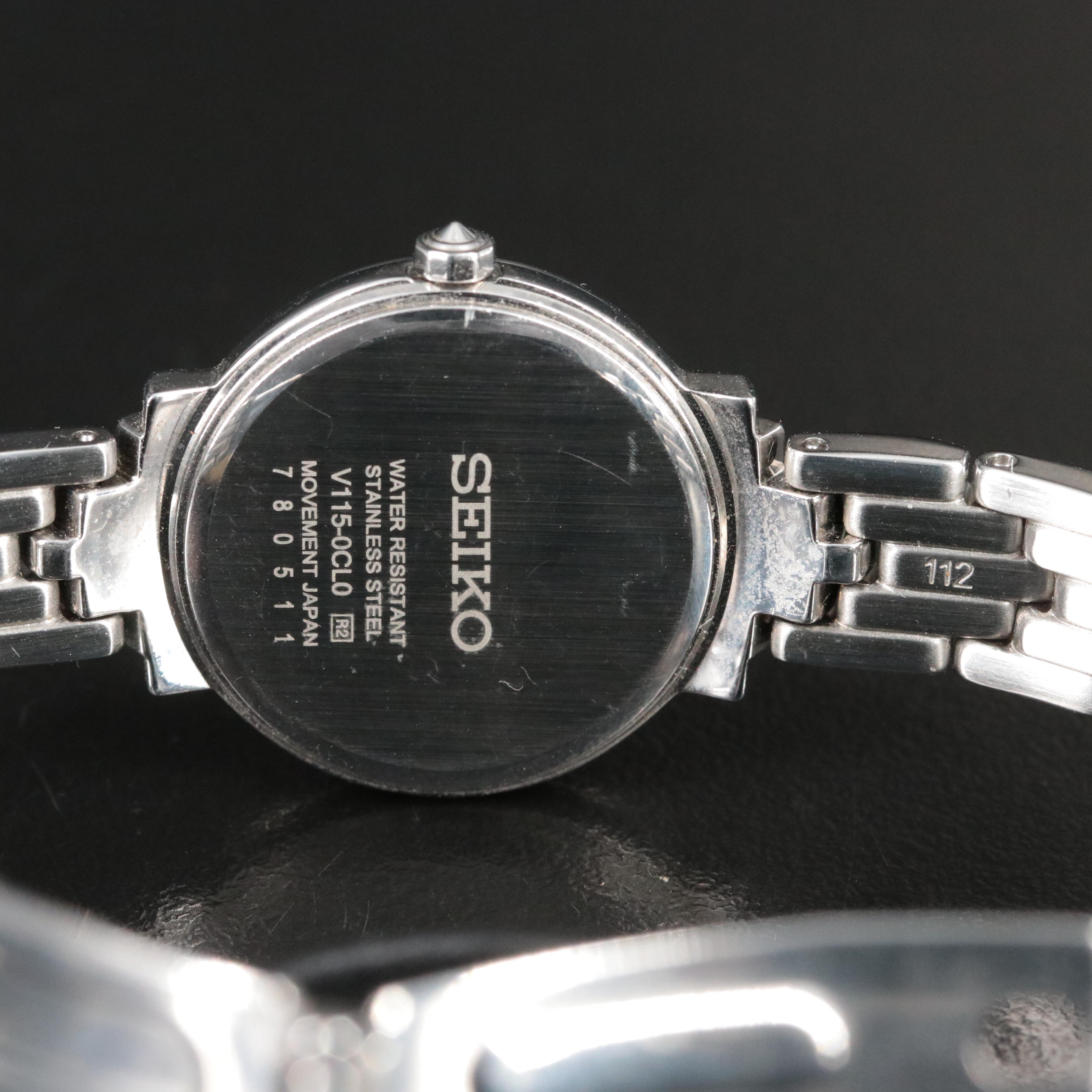 Seiko Diamond Dial Solar Watch