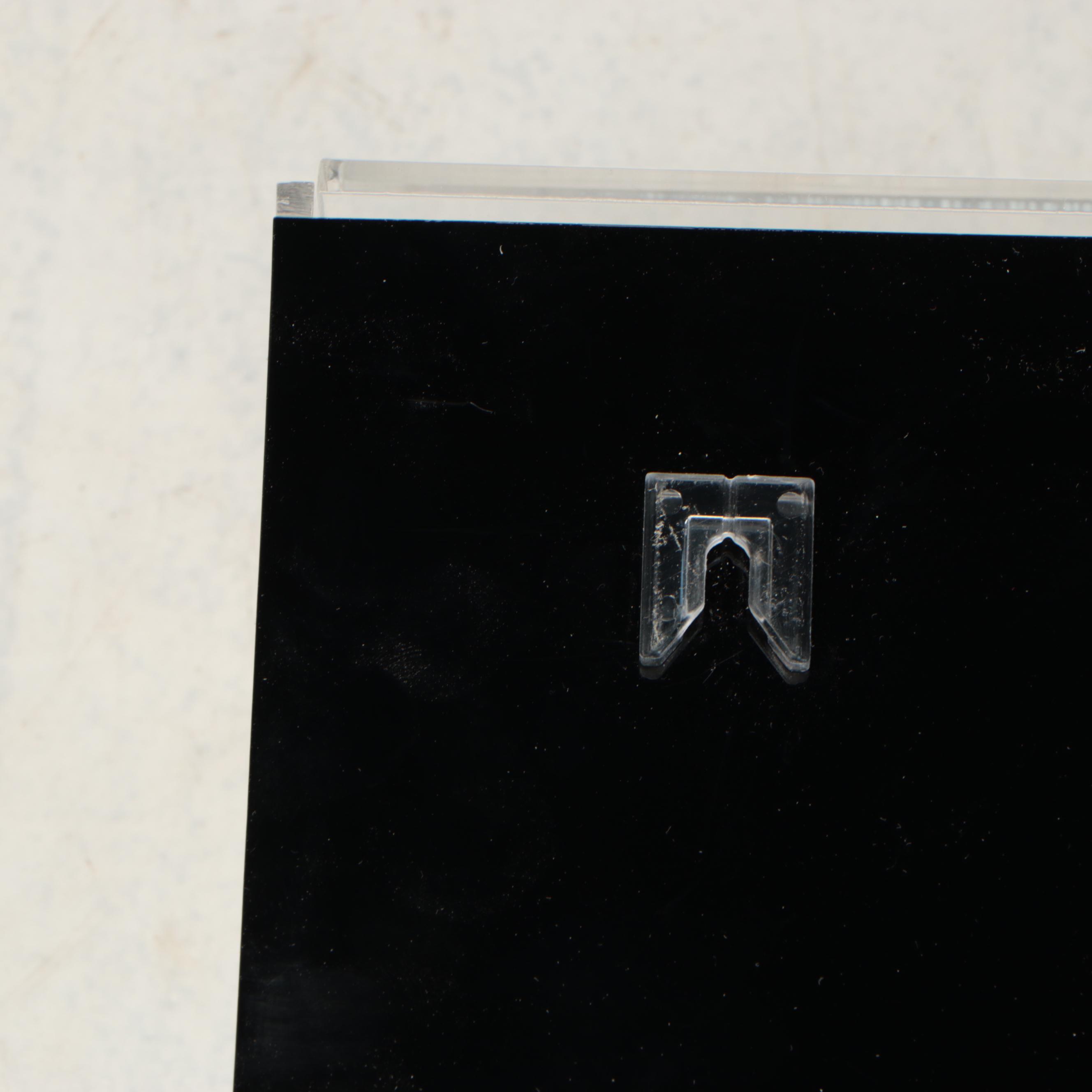 Jersey Display Case with Home Plate Shaped Baseball Display Case