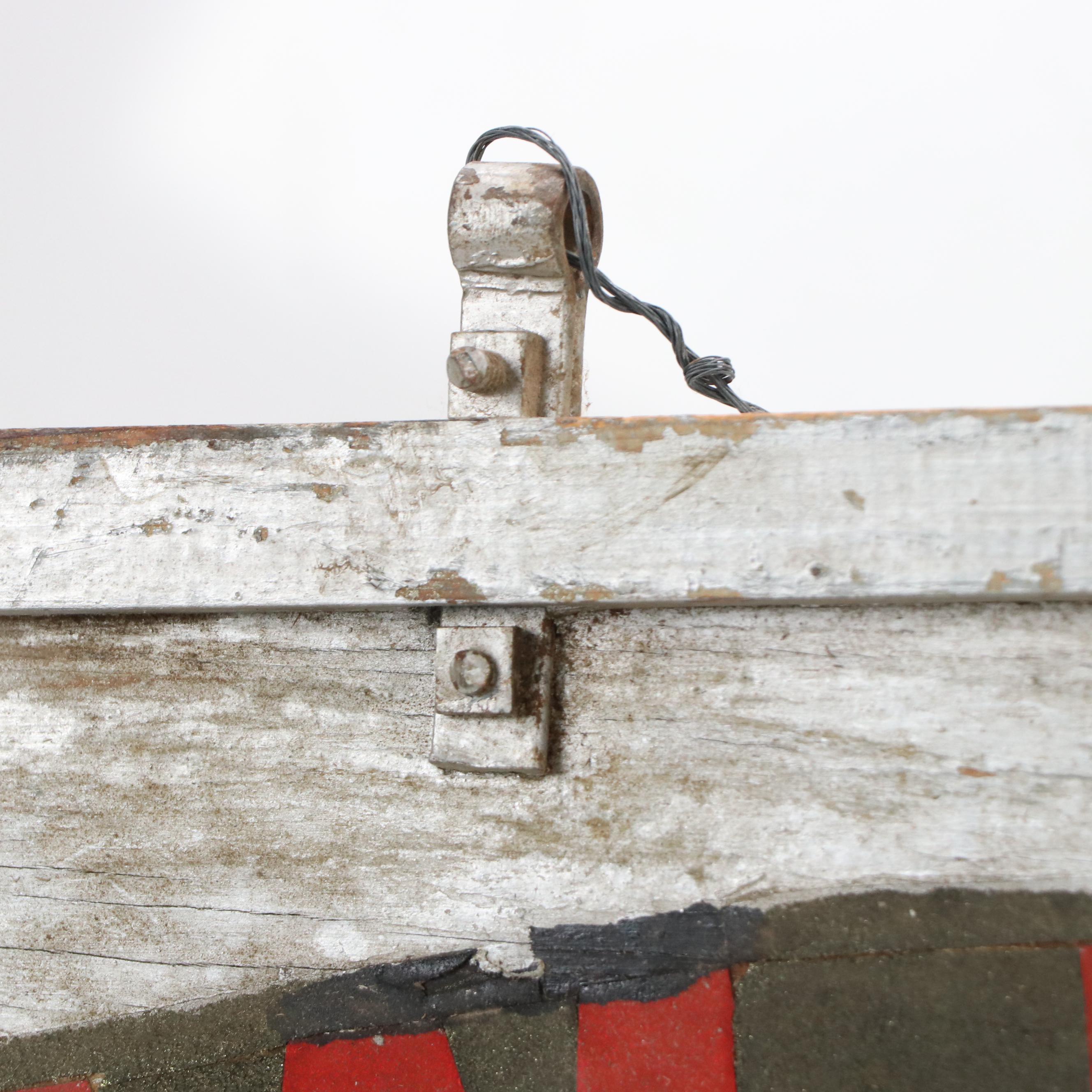 Hand-Painted Sign "Welding Arc-Gas," Mid-20th Century