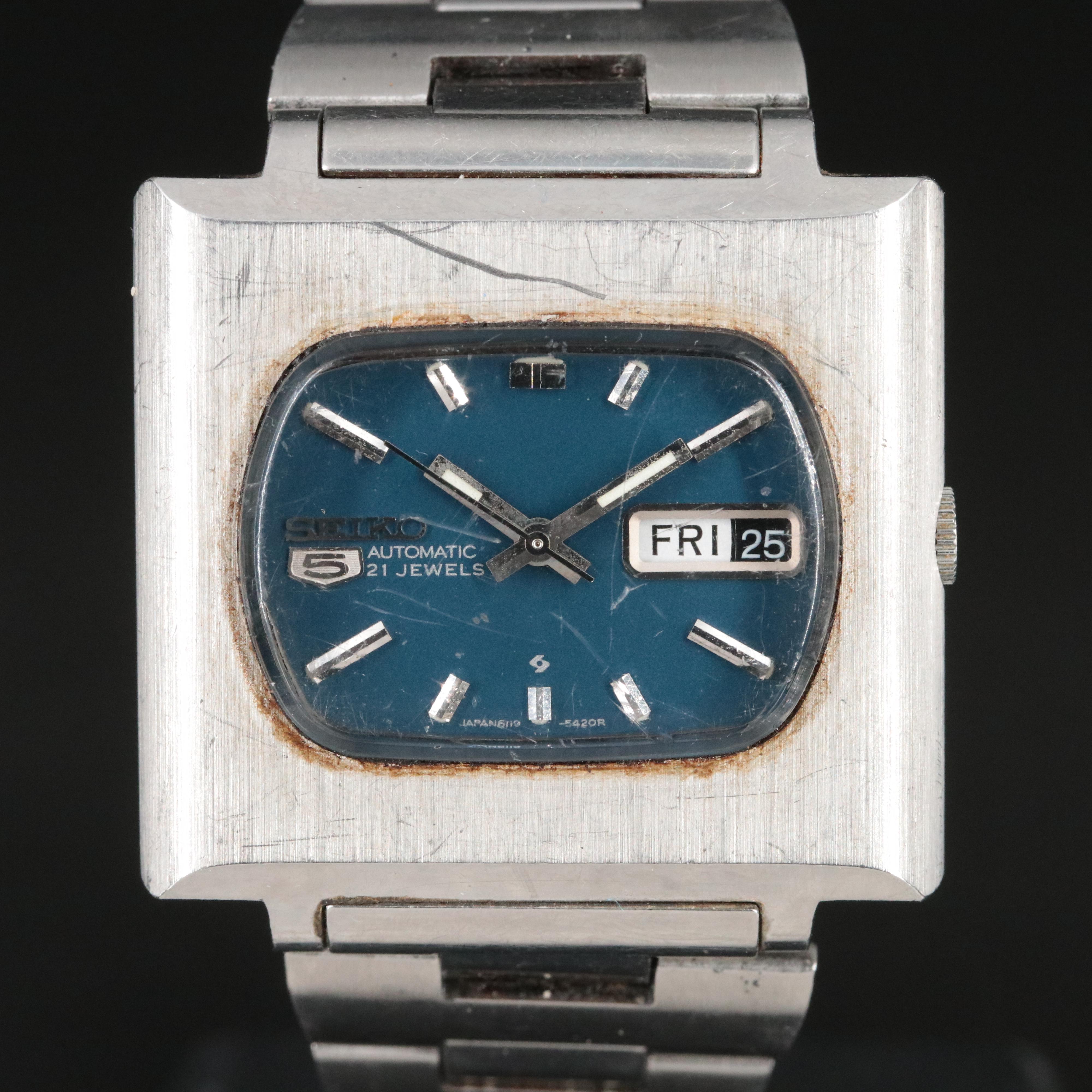 Seiko 5 Automatic Day-Date Watch