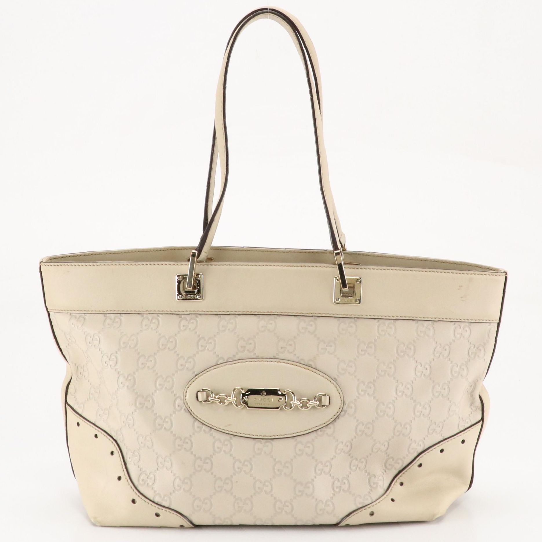 Gucci Guccissima Leather Punch Tote