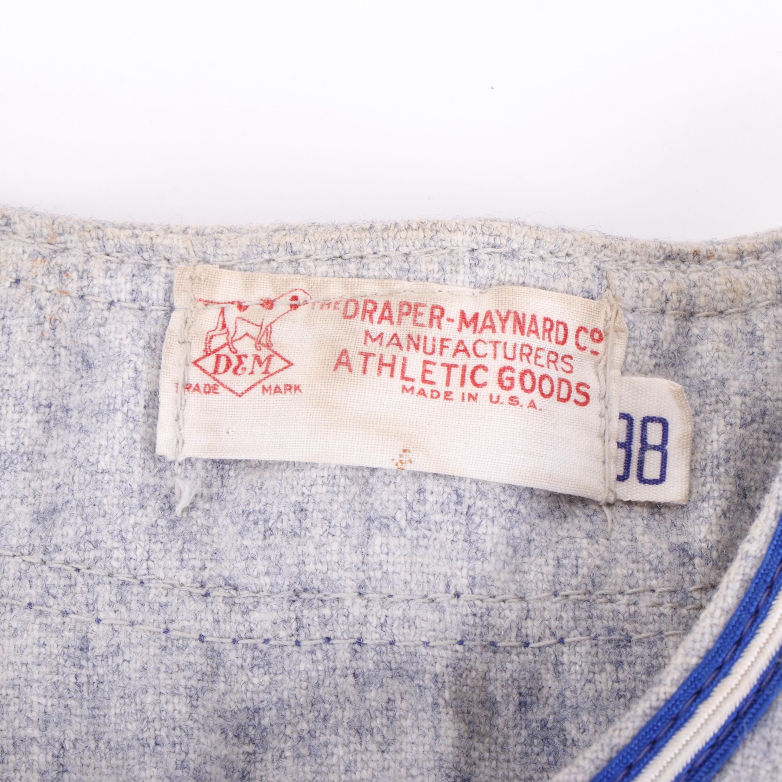 Draper & Maynard Baseball Uniform and Jersey, Early 20th Century