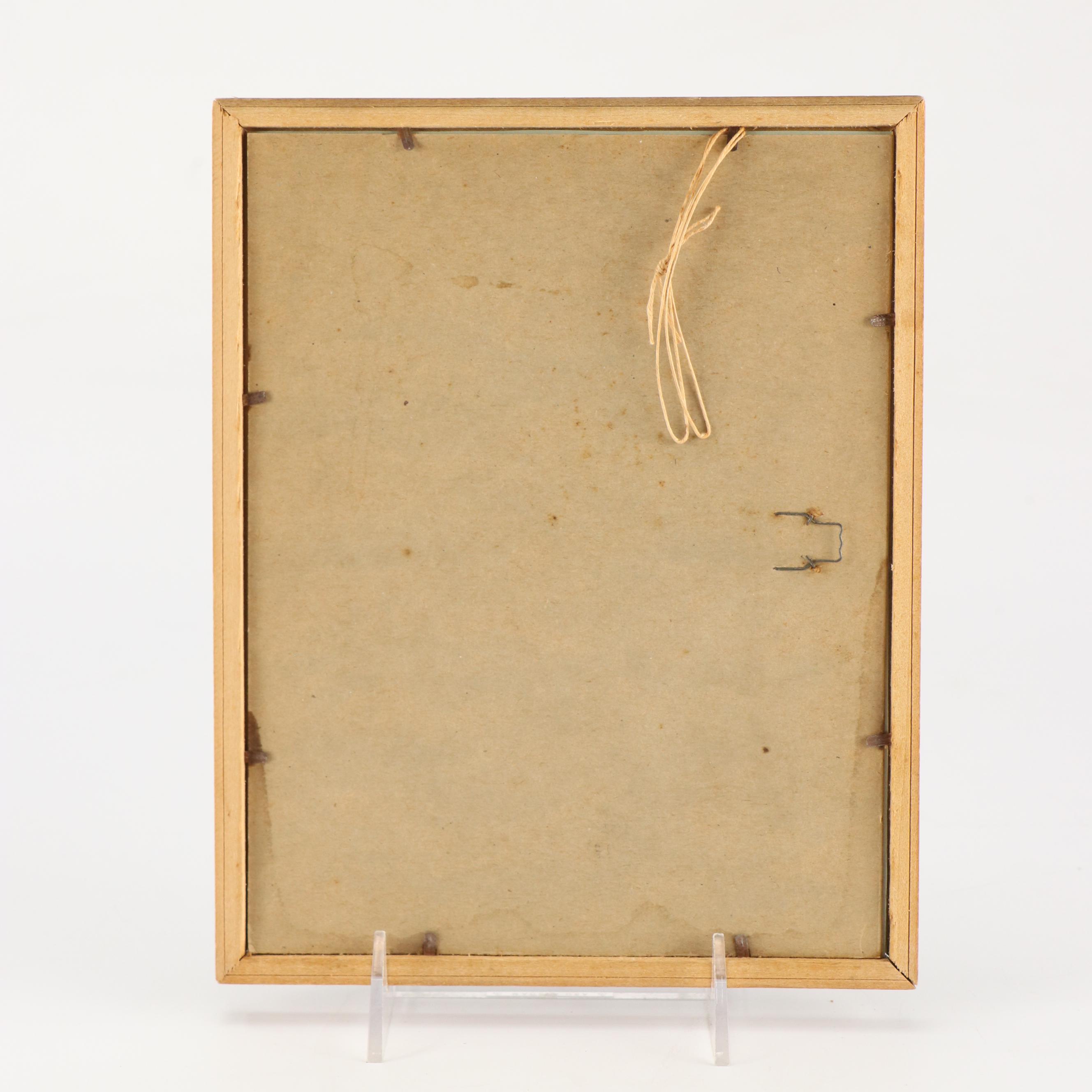 Shaker Style Wooden Sewing Basket with Antique Block Puzzle and More