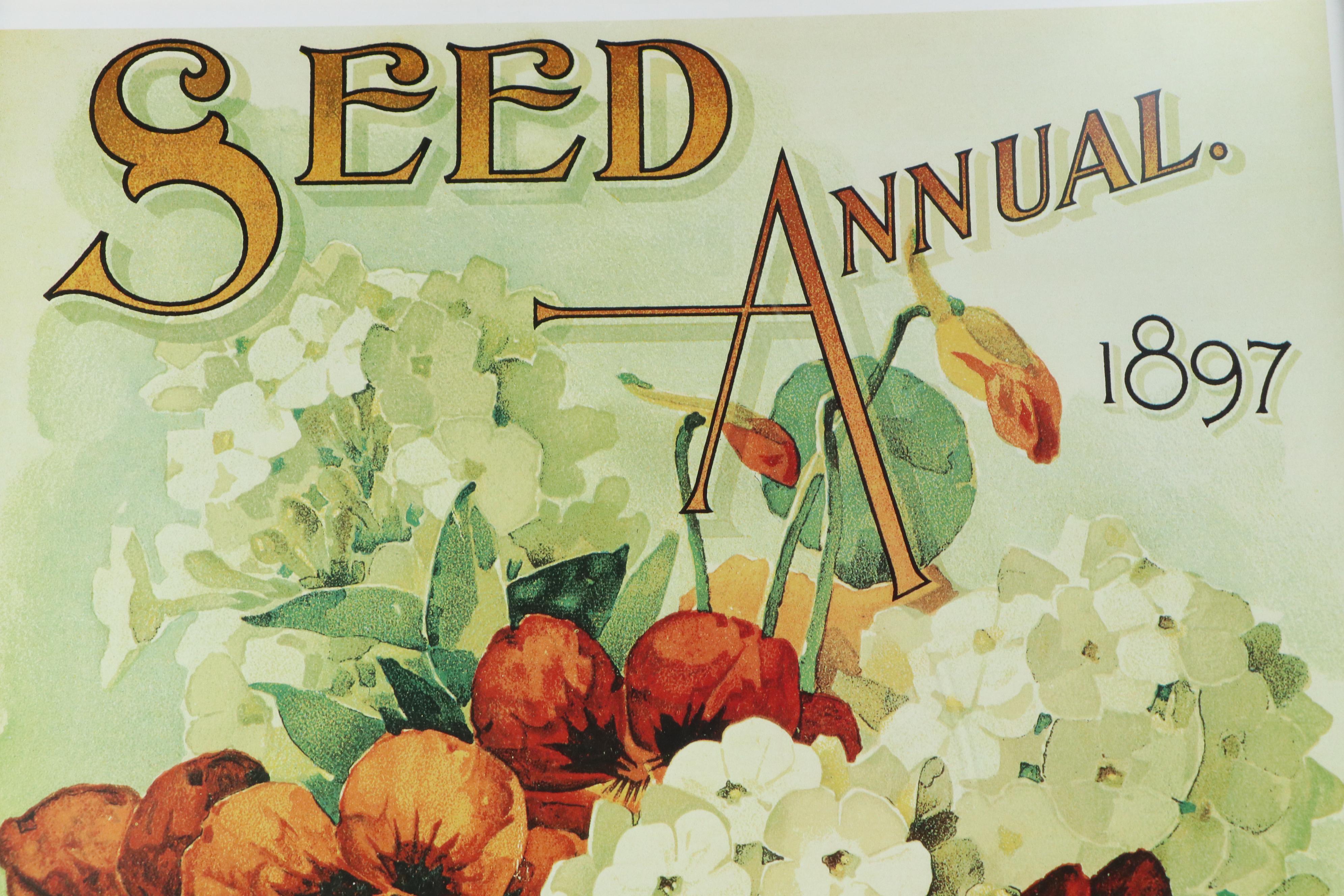 Offset Lithograph After Victorian Seed Catalog