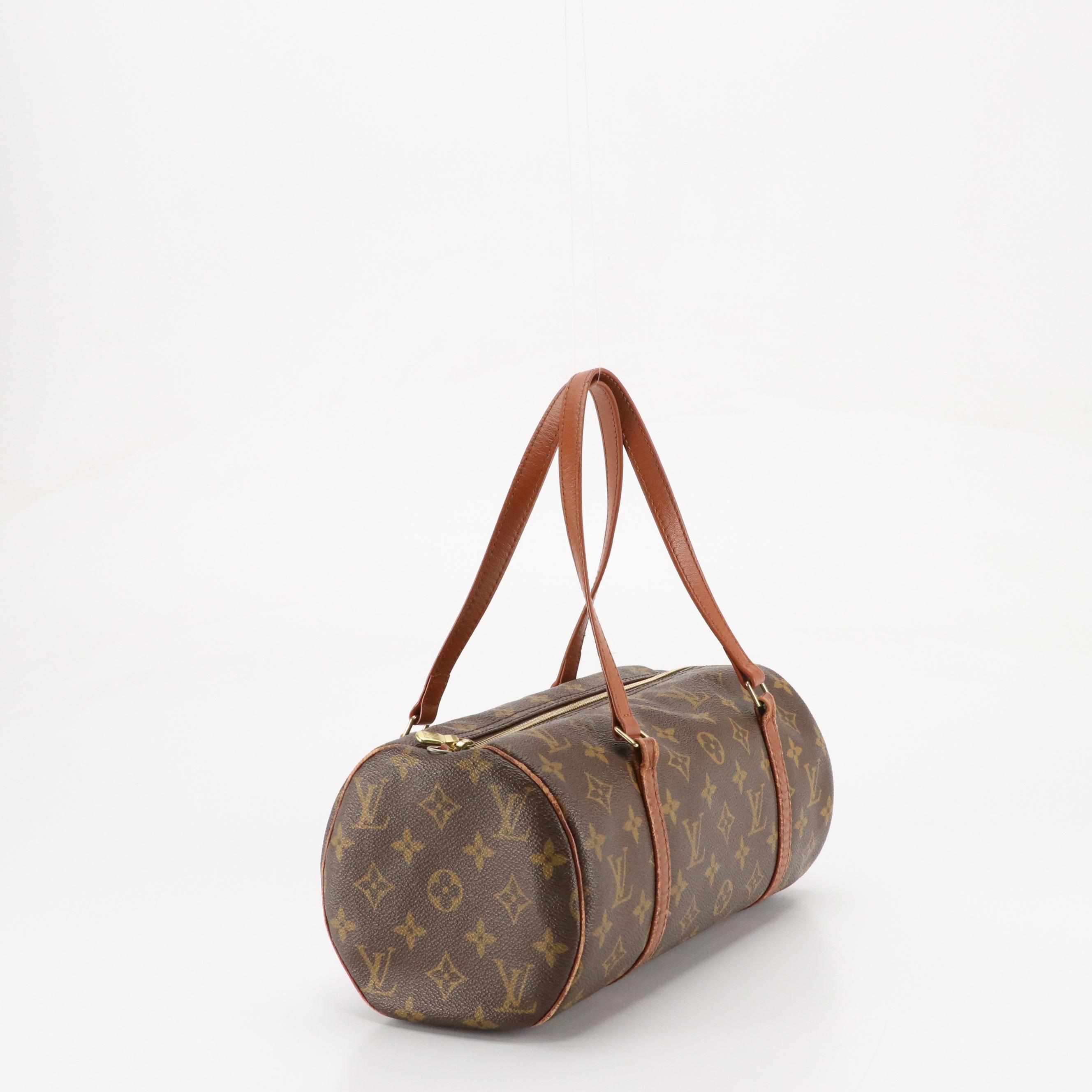 Louis Vuitton Papillon 30 with Pouch in Monogram Canvas, 1970s
