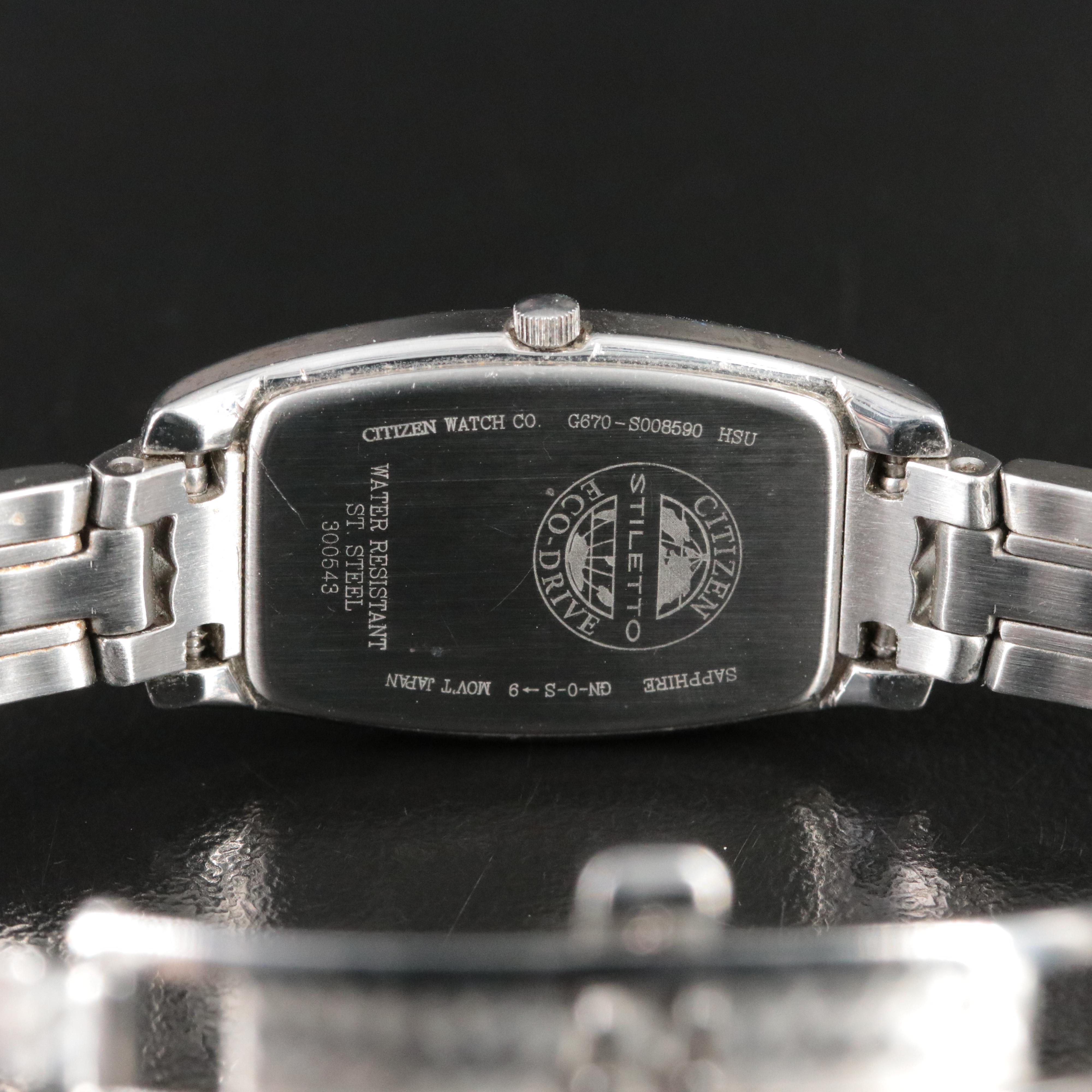 Citizen Eco-Drive Mother-of-Pearl Dial Diamond Watch