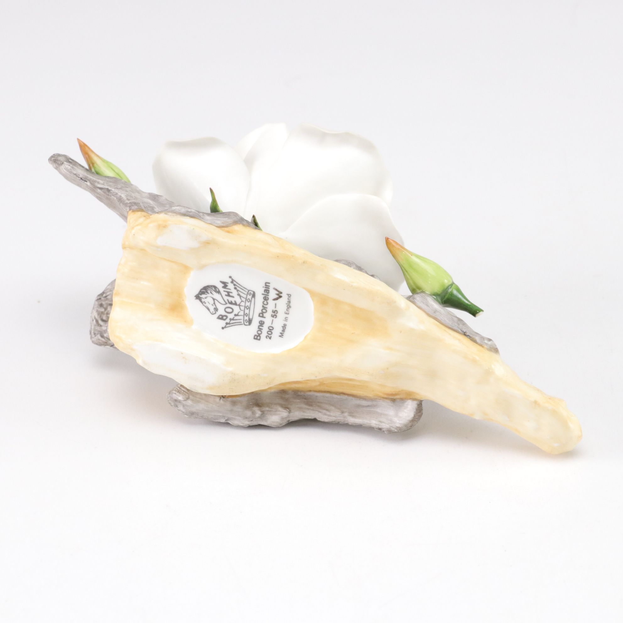 Boehm "Bridal Rose" Featured With Another Boehm Blossom and Unmarked Pink Rose