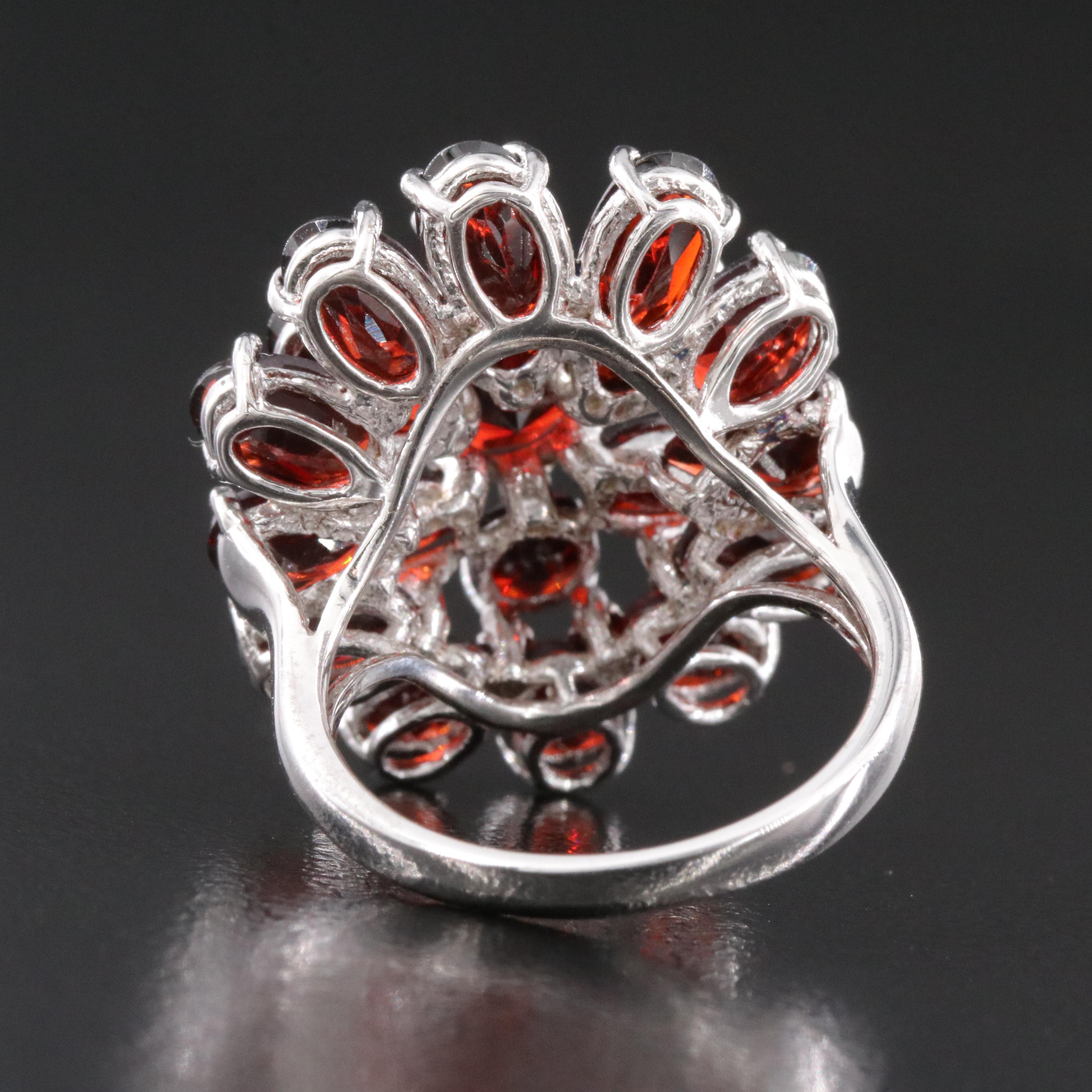 Sterling Garnet Ring