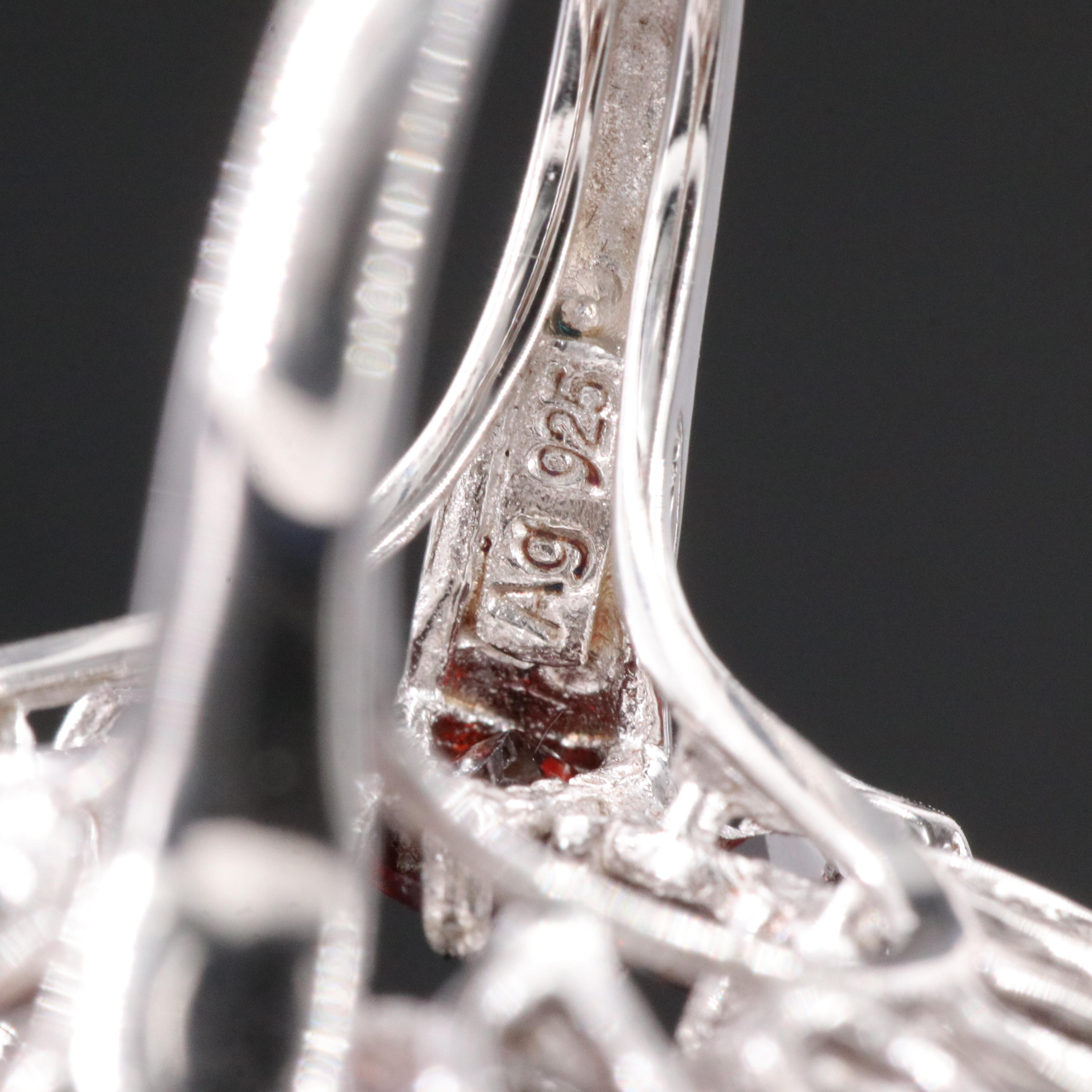 Sterling Garnet Ring